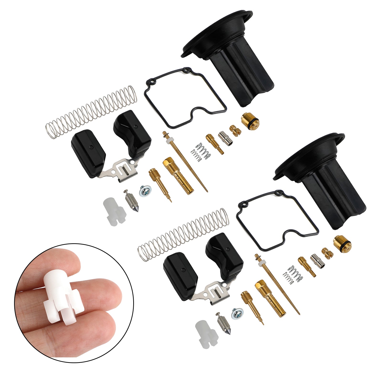 2X キャブレター再構築修理キット 250cc ATV ATV250 EN250 GP200 GP250 MV30 に適合