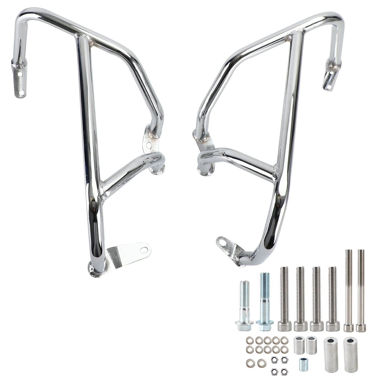 Motorvagter Frame Crash Bars Fit til Honda Goldwing Gl1800 F6C 18-20 19 Chrome Generic