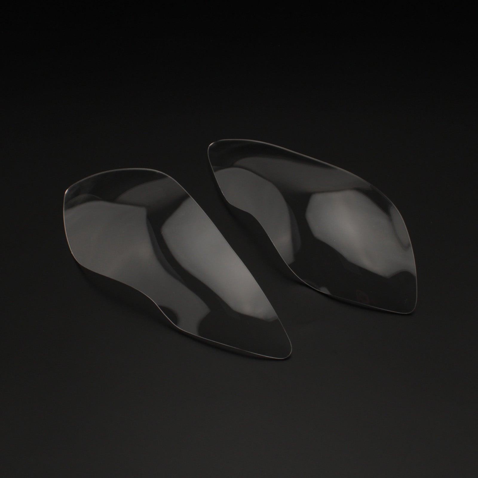 Protector de lente de faro delantero para Kawasaki Zx-636R Zx-6R 09-18, humo genérico