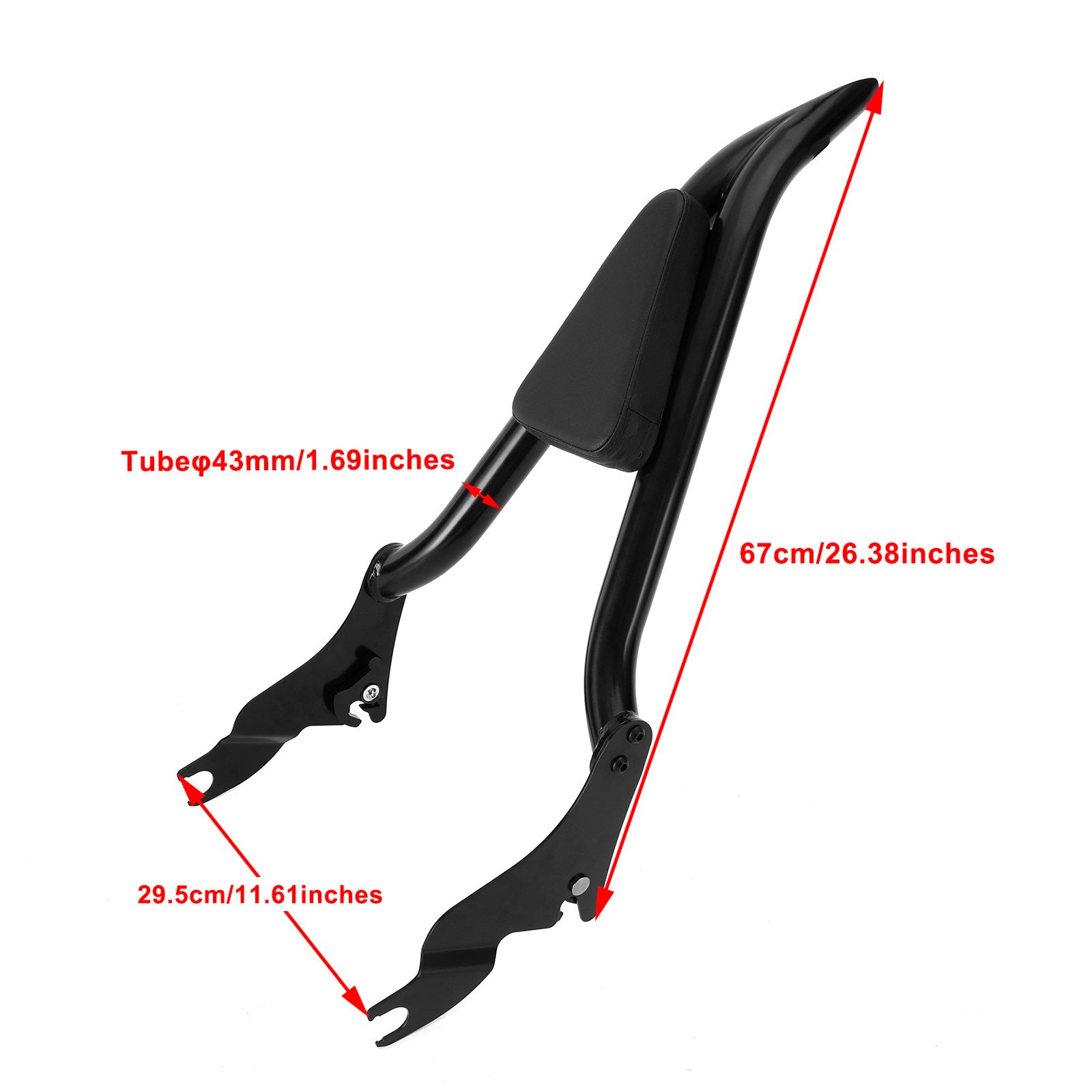 09-22 Touring Road King/CVO Road Glide/Street Glide Passenger BackRest