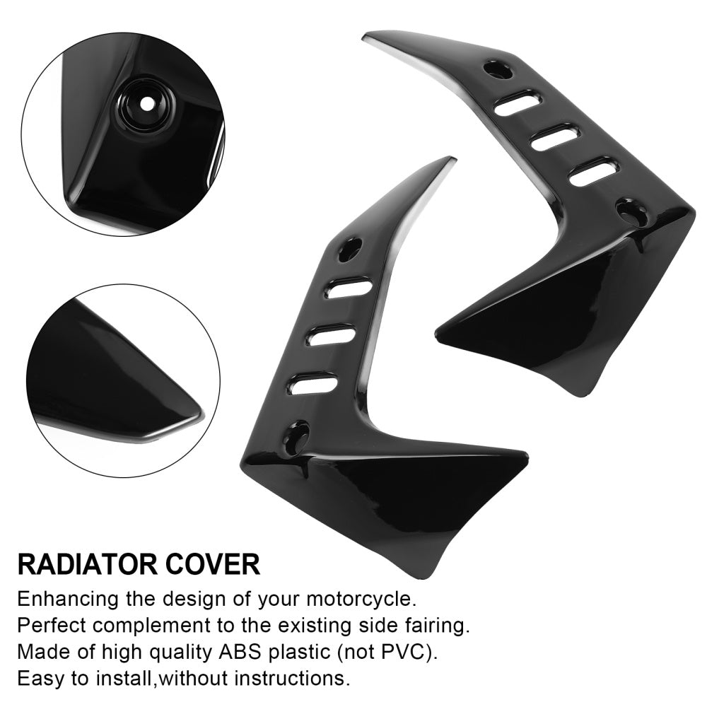 Motorcykel Radiator Cover Protector Panel til Kawasaki Z750 2004-2007 Generisk
