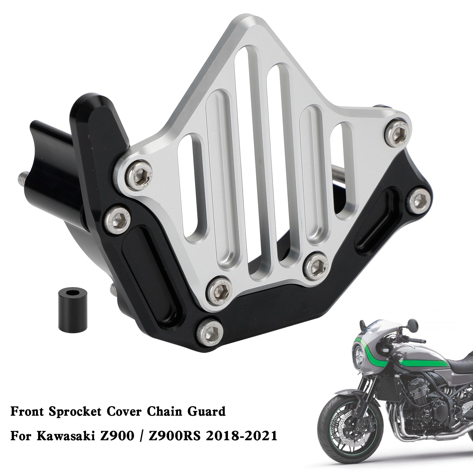 Front Sprocket Cover Chain Guard For Kawasaki Z900 Z900RS 2018-2021