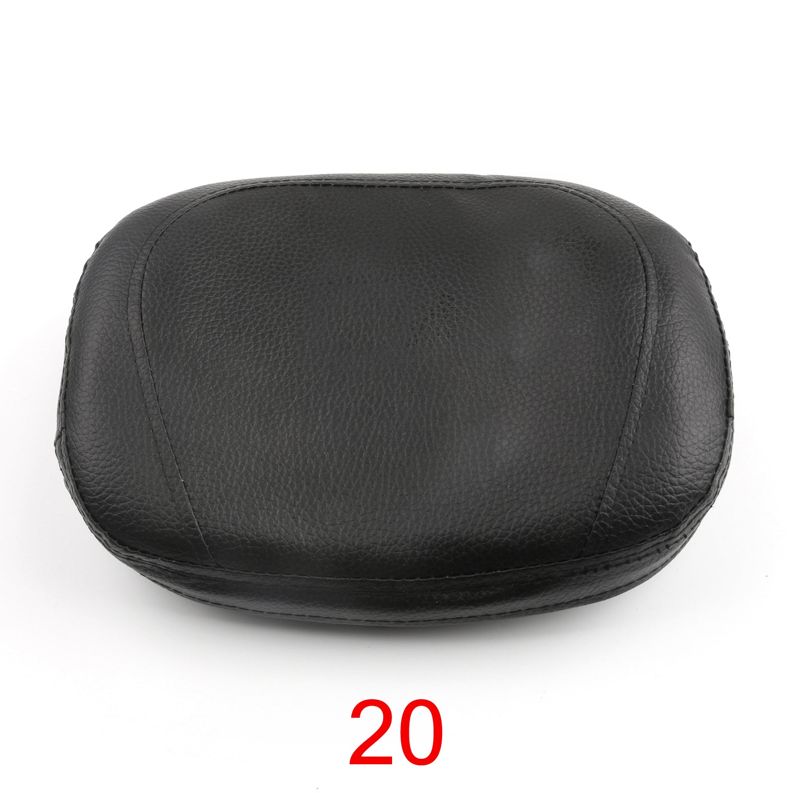 Universal Backlest Cushion Pad voor Honda Kawasaki Suzuki Touring Yamaha Black