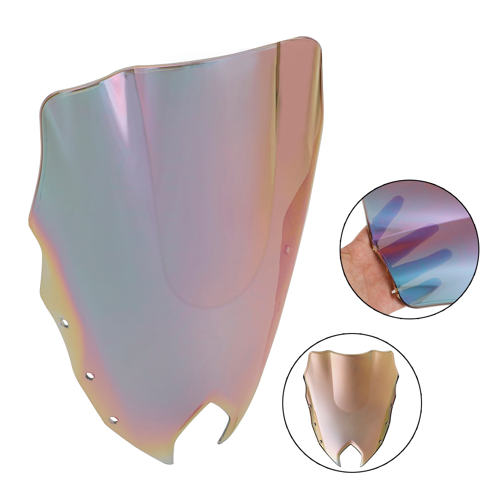 Le pare-brise de moto ABS Ajustement pour Yamaha FZ6R FZ-6R FZS600 2009-2015