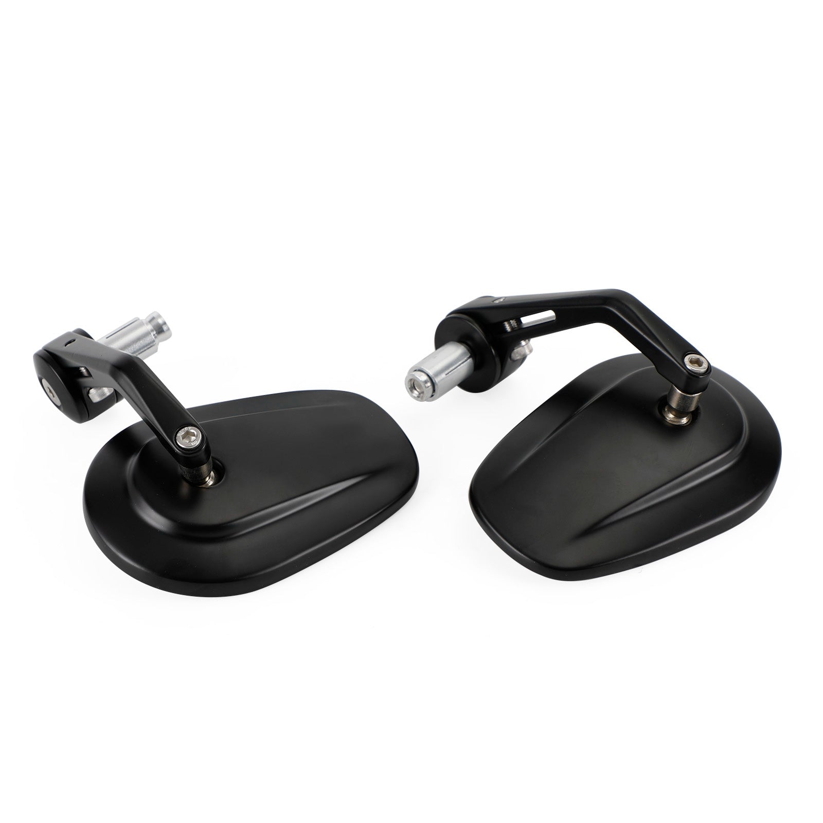 Paar 7/8" CNC-gefräste Lenkerendenspiegel aus Aluminium für Street Triple 675 765 Speed Triple