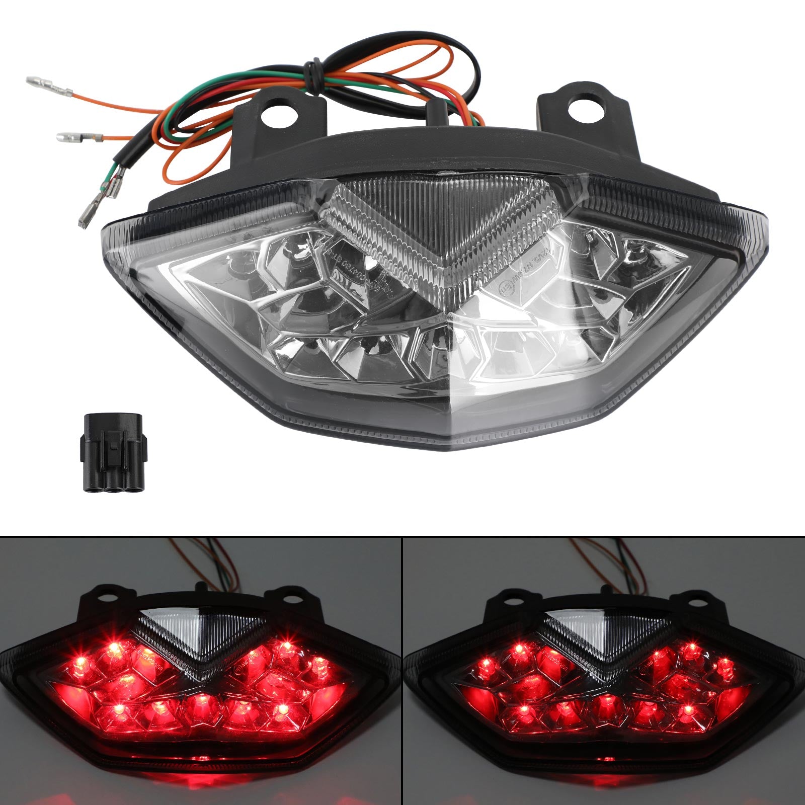 Luz traseira integrada para kawasaki ninja 1000 kle 650 versys 2020 z1000/sx genérico