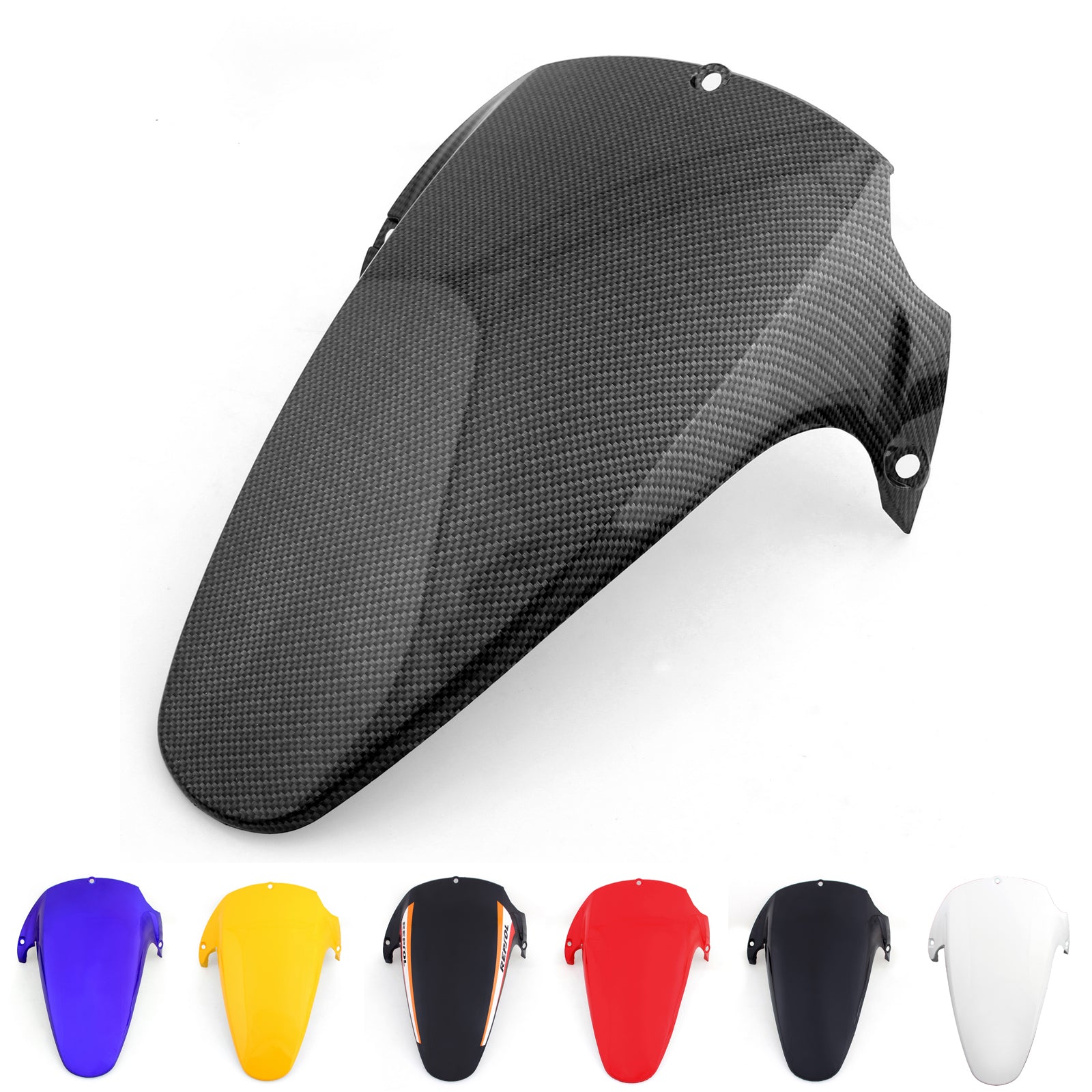2002-2003 Honda CBR954RR ACHTER ACHTER HUGGER Fender Mudguards ABS ABS Fairing