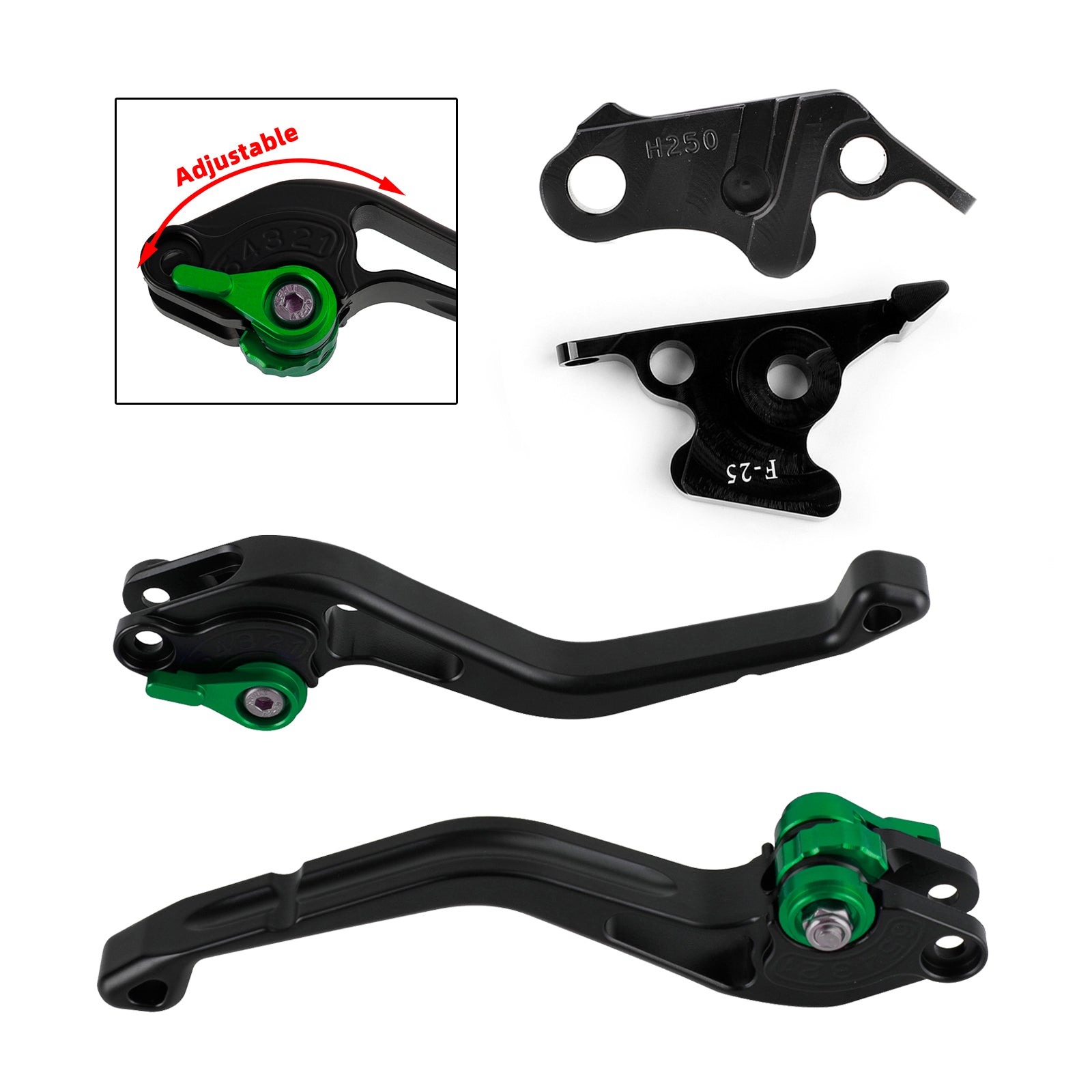 Nouveau levier de frein à embrayage court ajustement pour Honda CBR500R CB50OF/X CBR300R CB300F