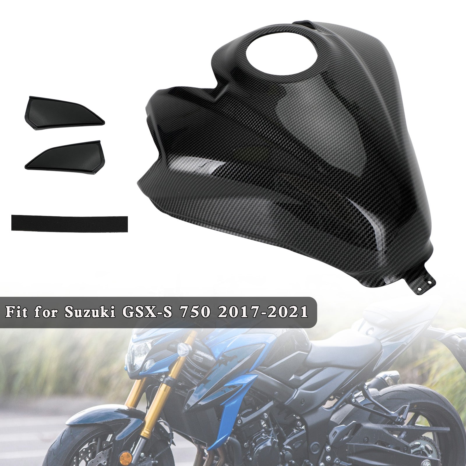 2017-2021 Suzuki GSX-S 750 GSXS Gas Tank Cover Guard Protector