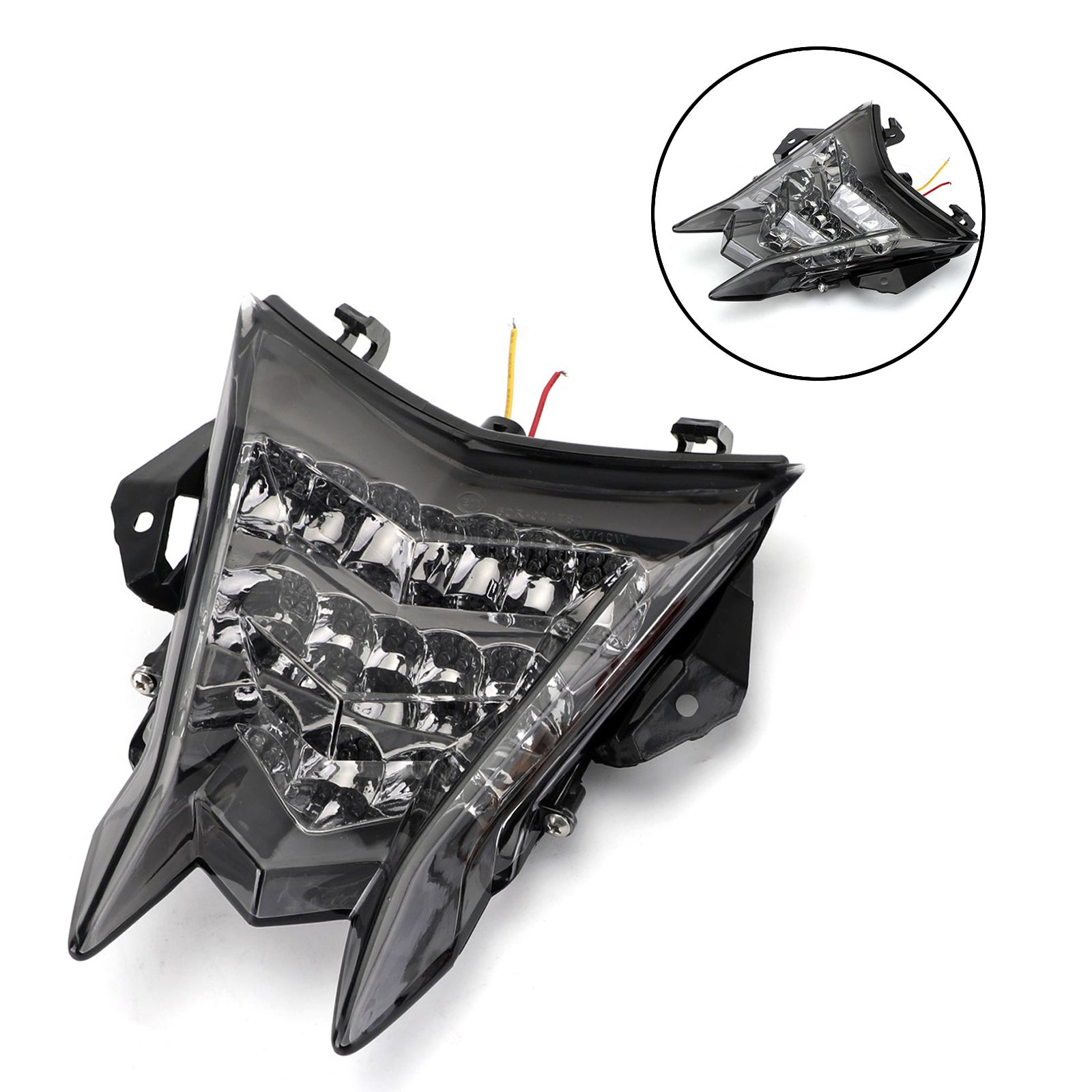 09-18 BMW S1000 Clear LED Tail Fight Light + clignollants