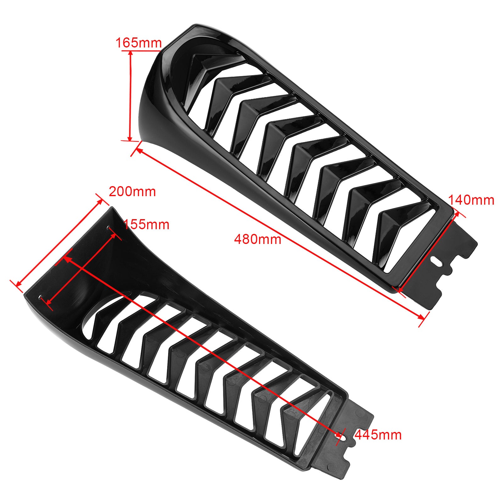 18-21 Softail Breakout Fat Bob Generic Front Chin Spoiler Lower Radiator Cover