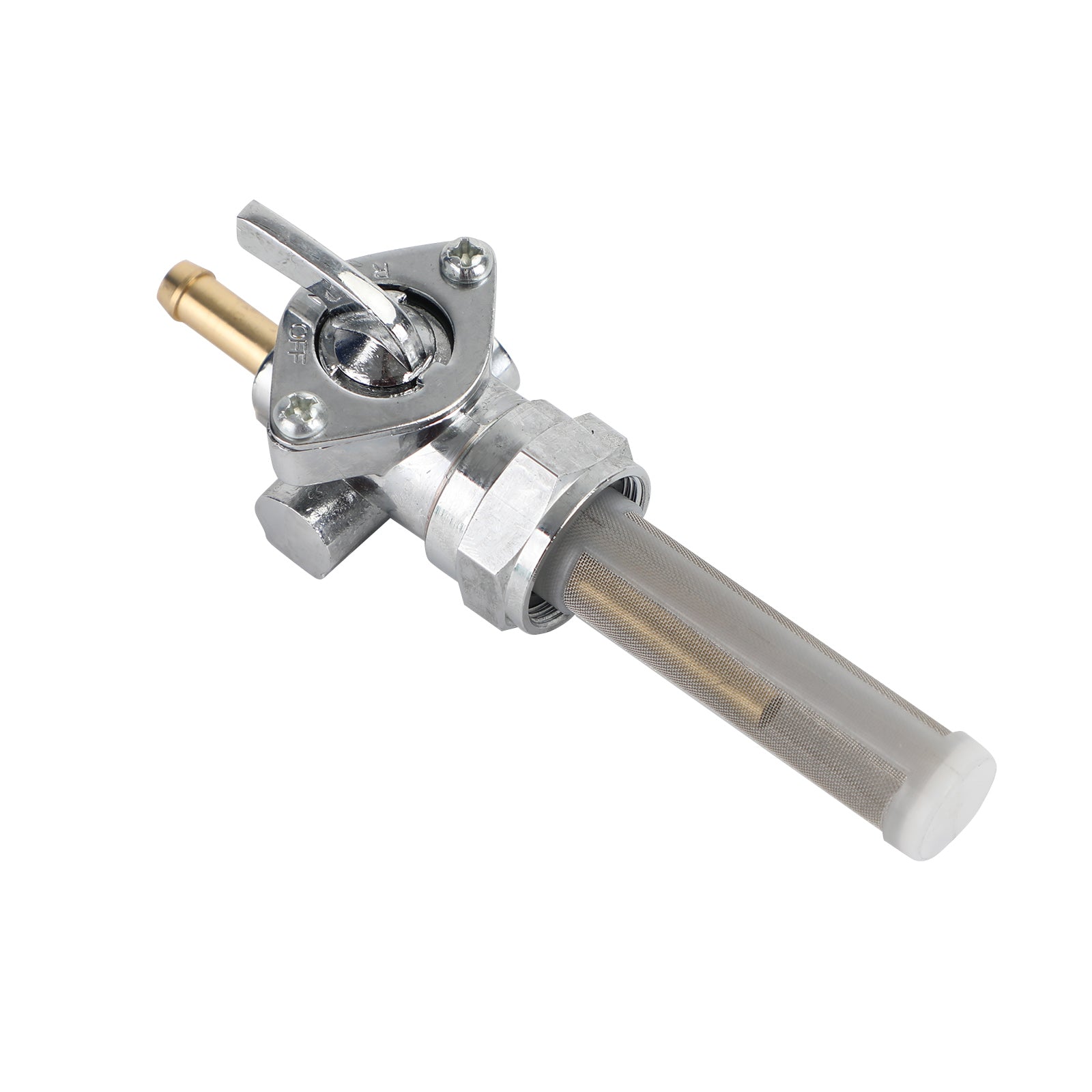 Rubinetto valvola carburante uscita diritta 22mm adatto per Dyna Super Glide Electra Glide generico