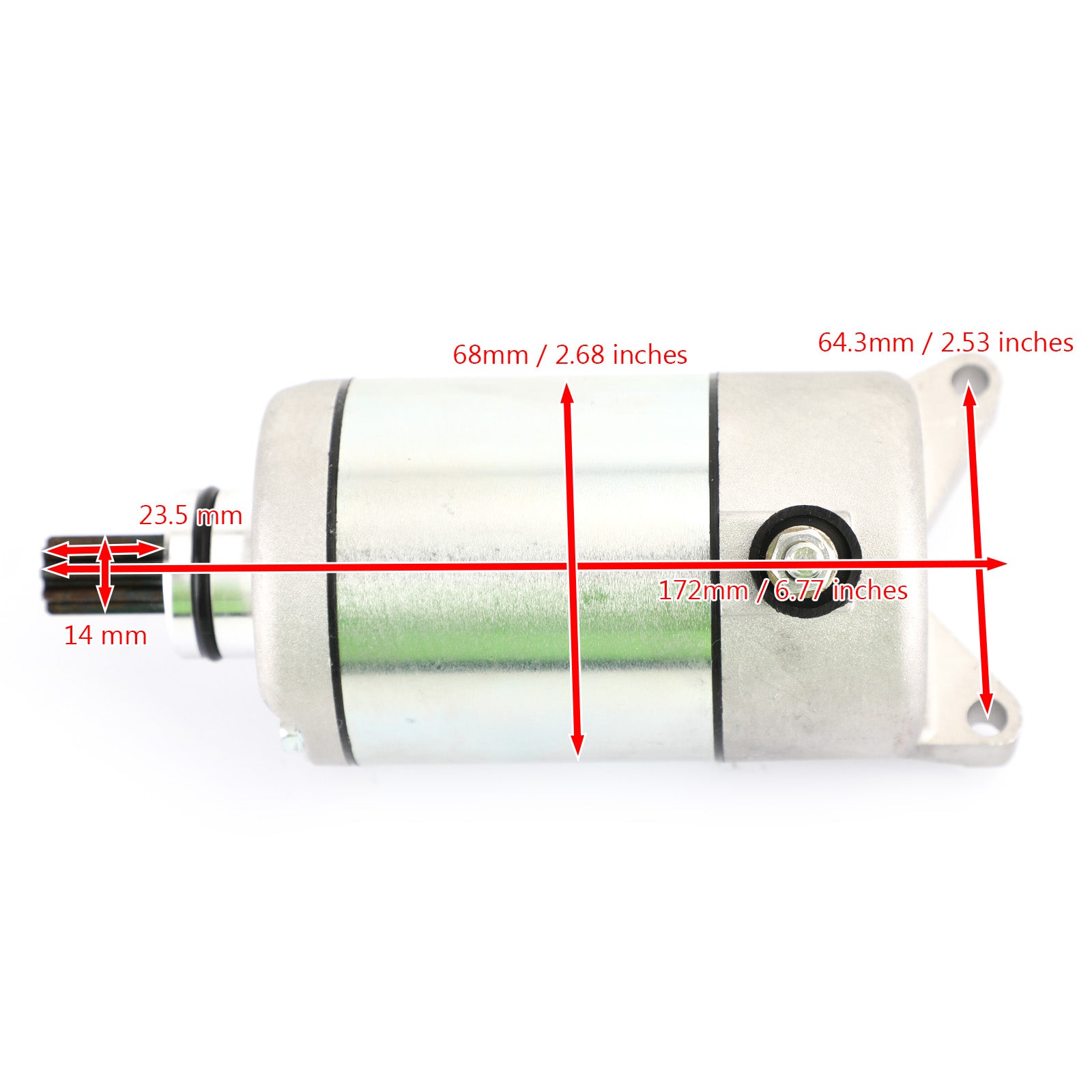 Starter fit für Yamaha XVS650 XVS65 V-Star/Drag Star 650 Klassische Custom 97-18 Generic FedEx Express Versand