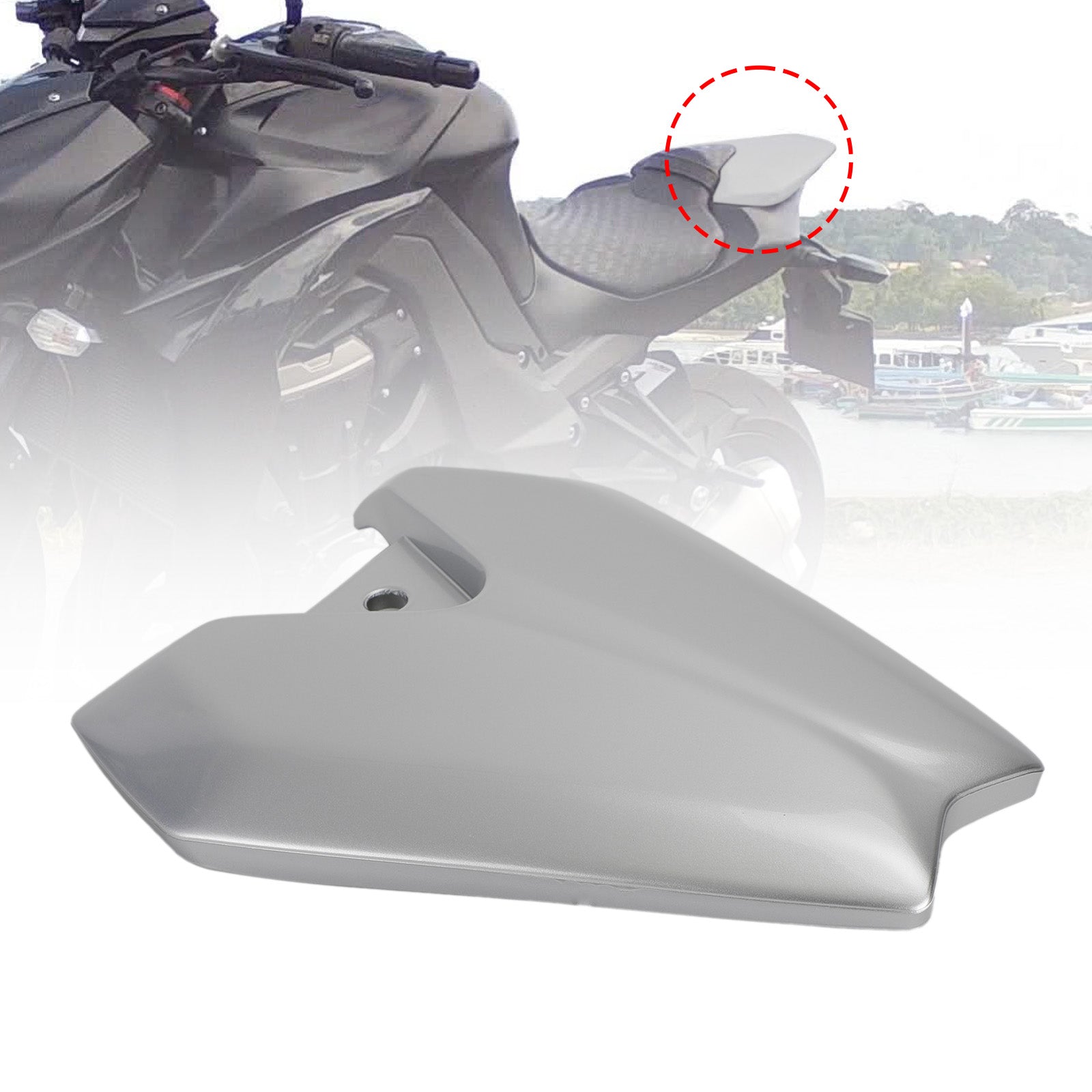 Motorcykel baksäte mässan täcker kåp för kawasaki z1000 2014-2022 generisk