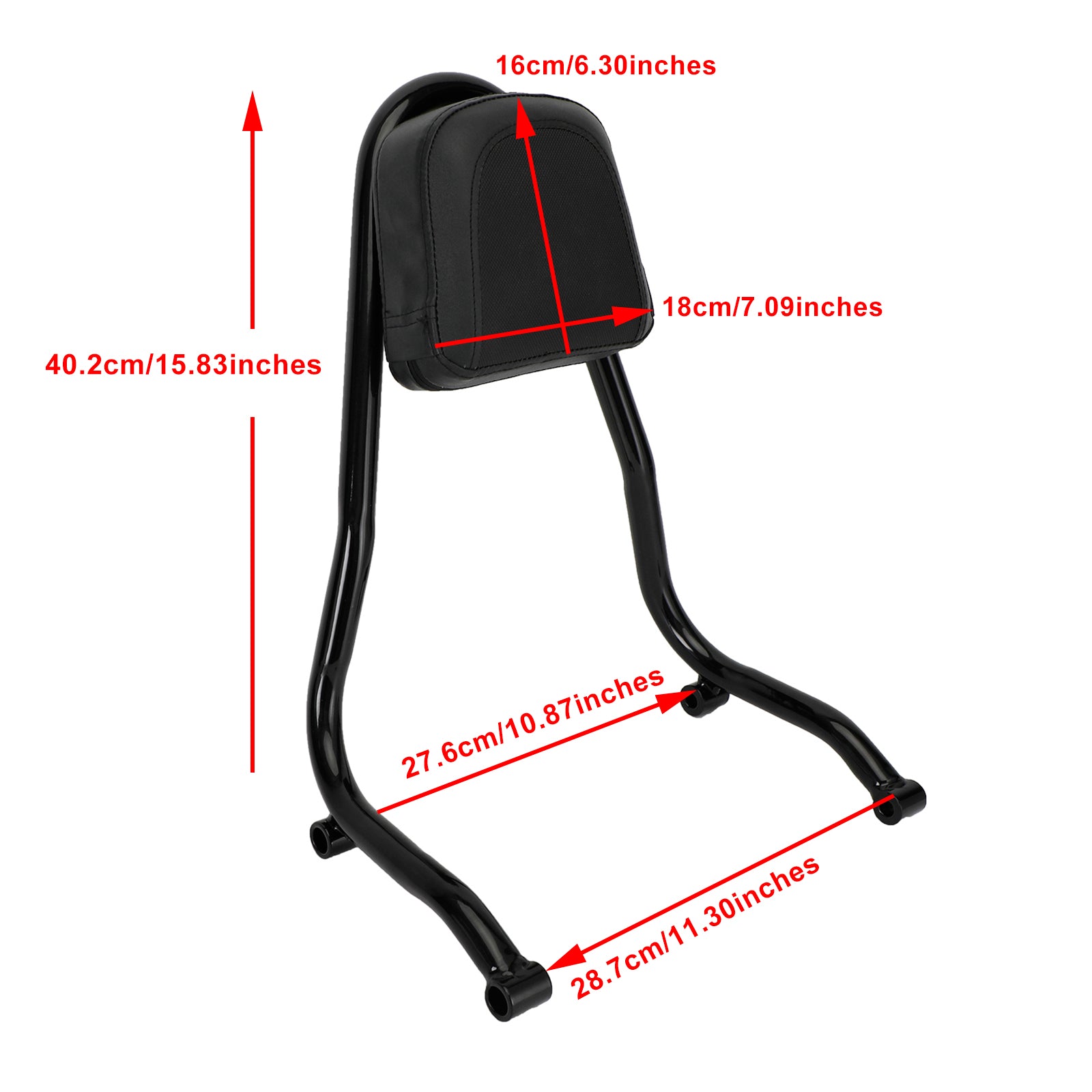 Respaldo del pasajero apto para bicicletas BMW R 18 2020-2022