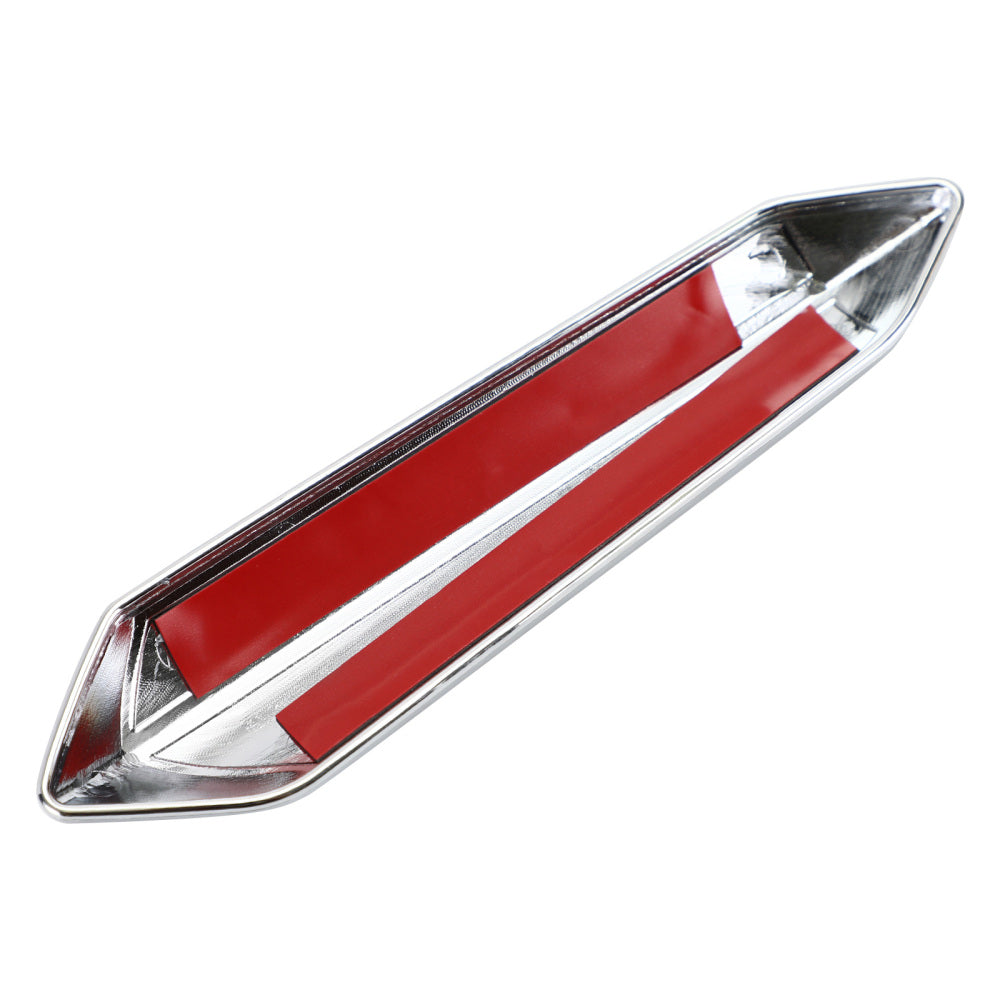 Paire des couvertures de force de pare-brise chromé pour le pare-brise pour Honda Goldwing GL1800 2018-2021 générique