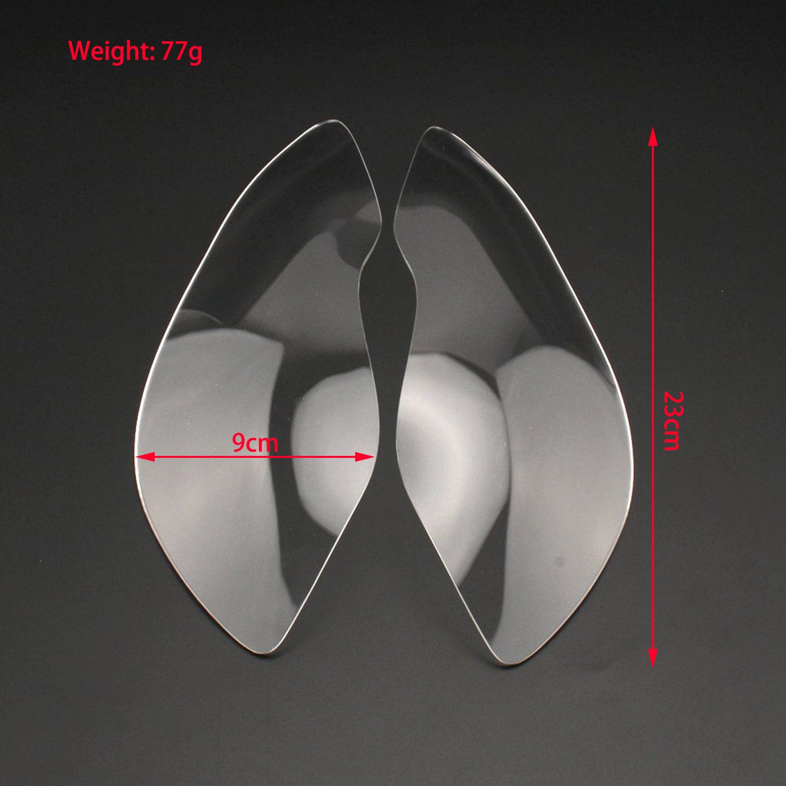 Protector de lente de faro delantero para Kawasaki Zx-636R Zx-6R 09-18, humo genérico