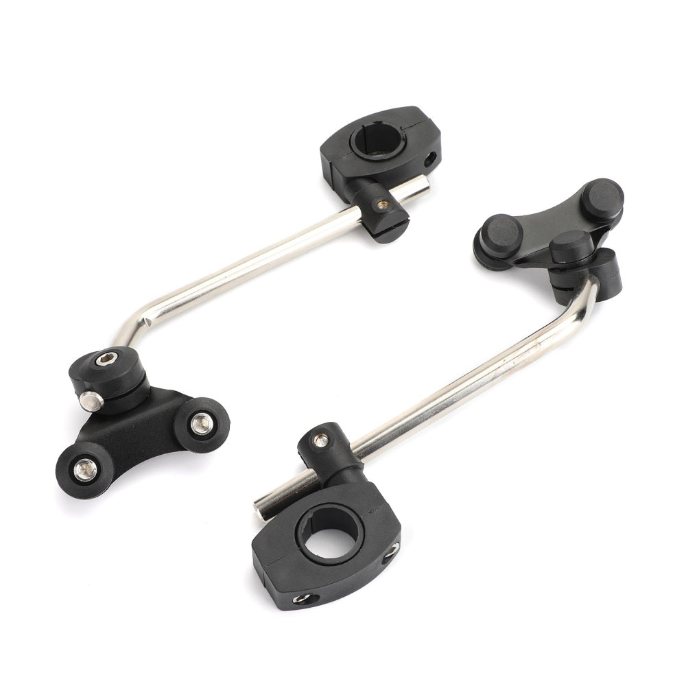 Universal frontrutebrakett 7/8" 22 mm standard styre frontrutefesteklemme Generisk