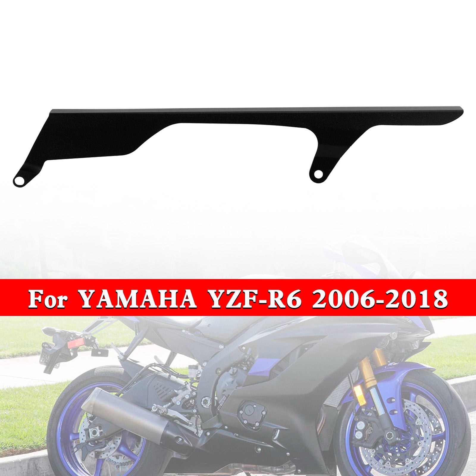 Bakre kedjehjulskedjeskydd för Yamaha YZF R6 2006-2018