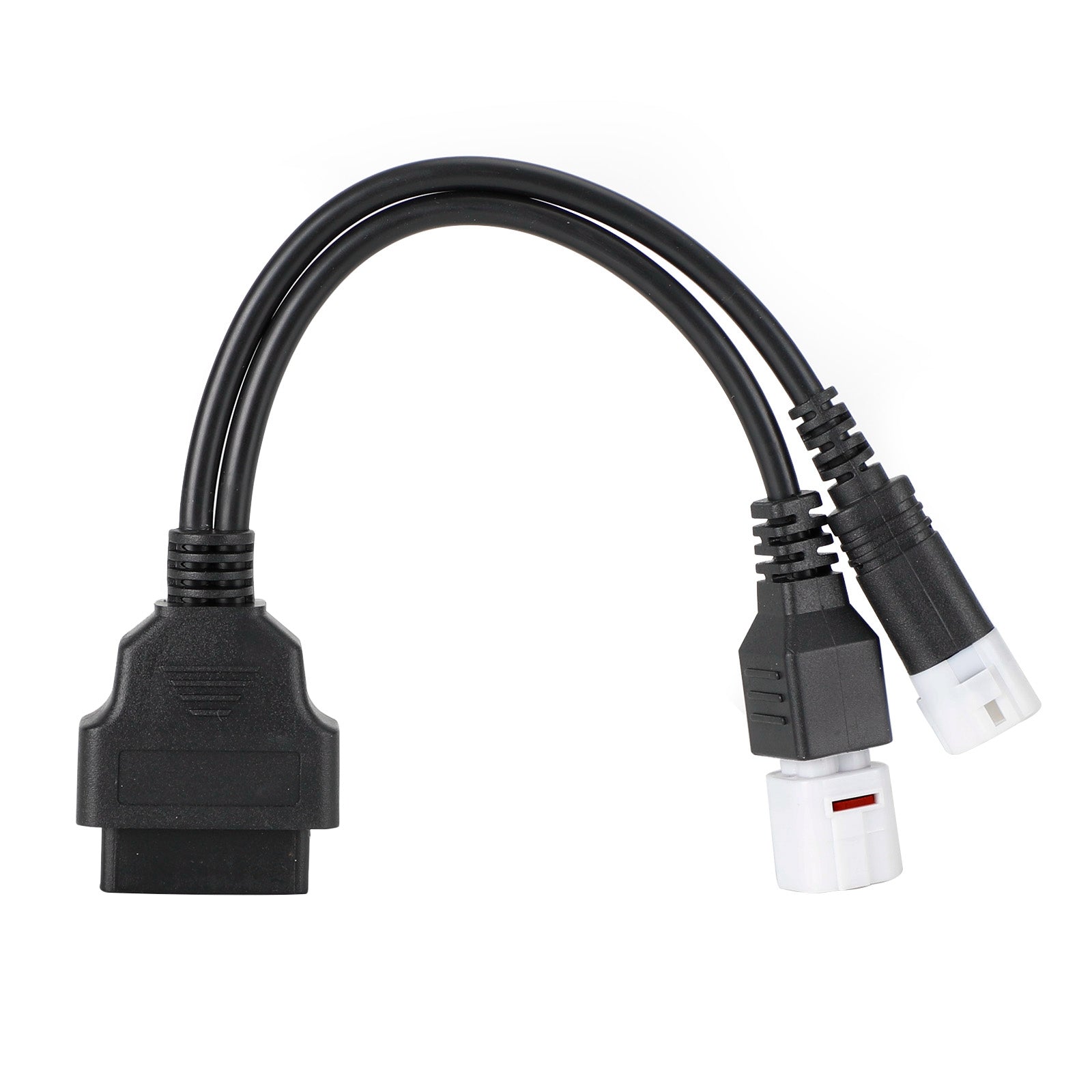 Conector adaptador de diagnóstico OBD2 2 en 1 de 3 pines y 4 pines para motocicleta Yamaha