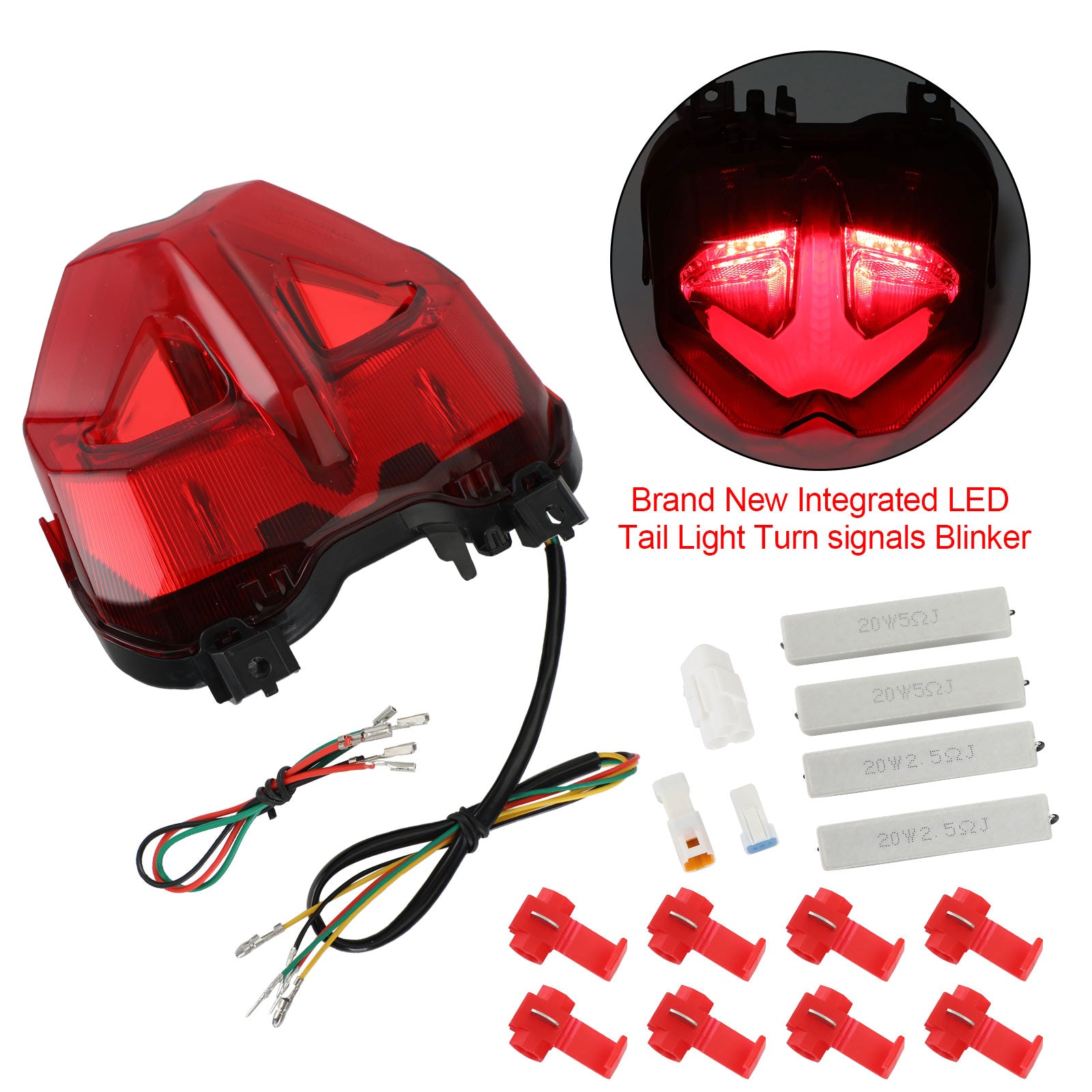 21-23 Yamaha MT-09 MT10 SP-Schwanzbremsen-Lichter integriert