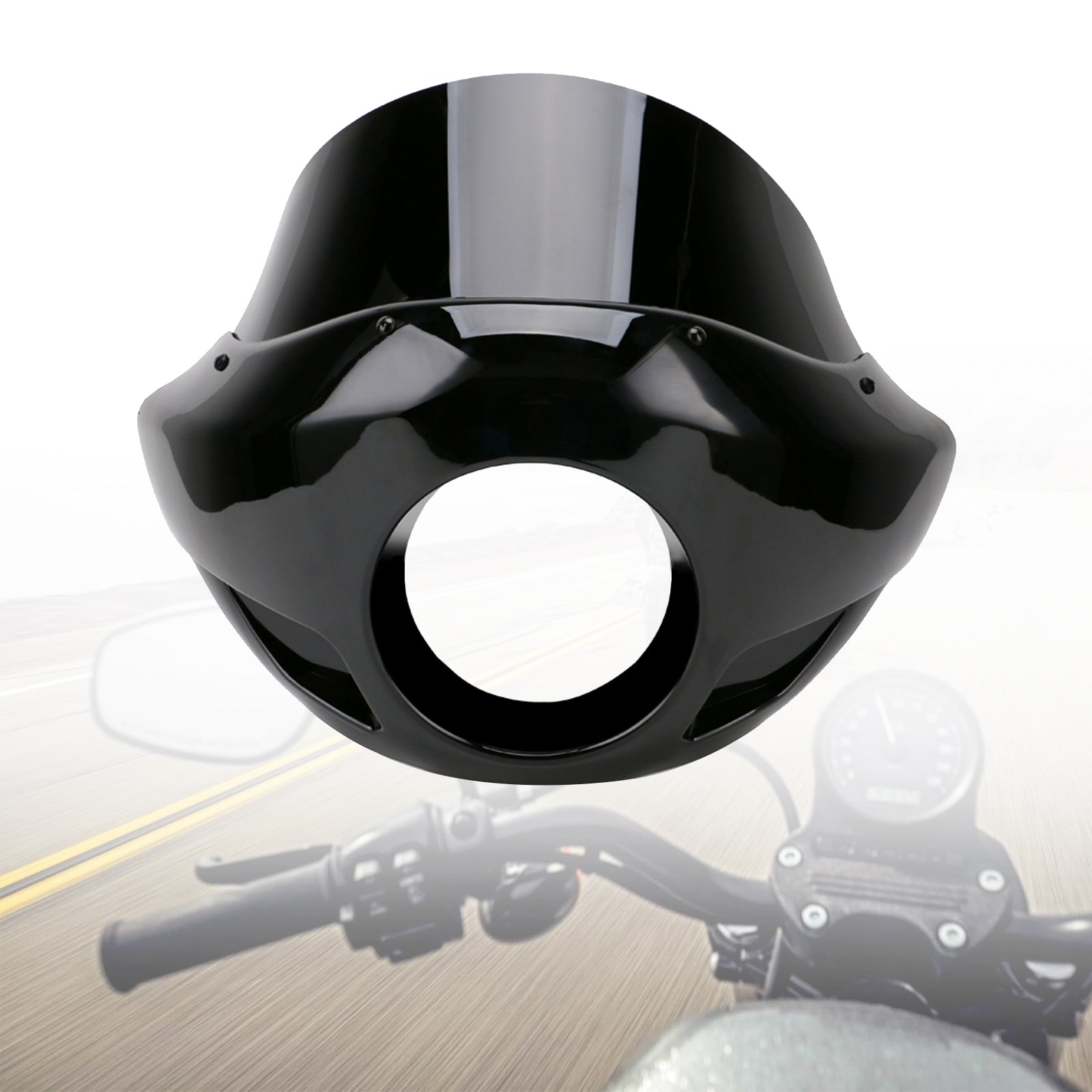 Voorruit Koplamp Kuip geschikt voor 35mm-49mm vorken 5.75" Koplampen Sportster