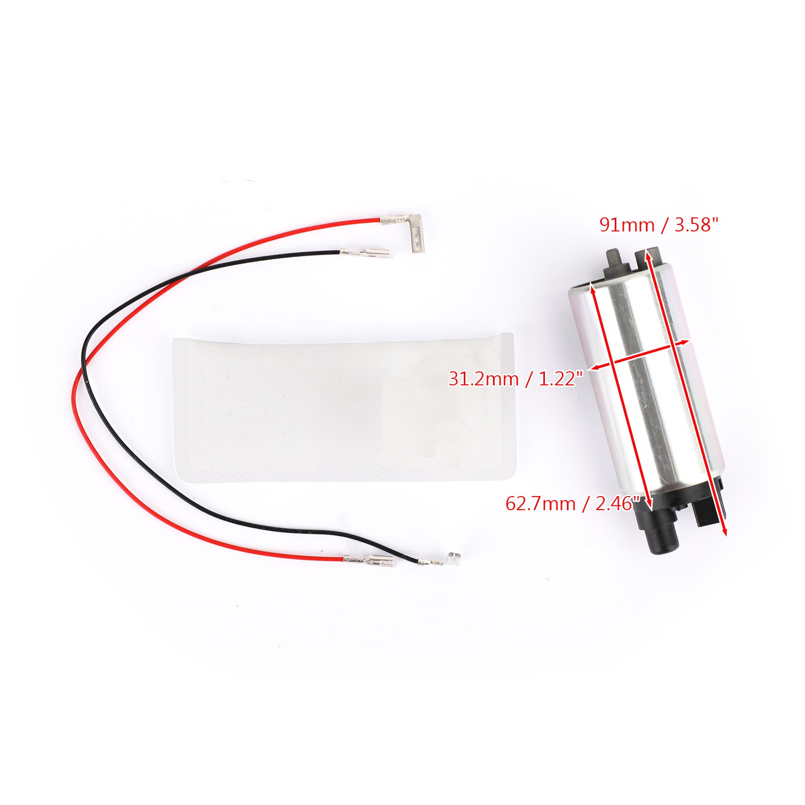 EFI Fuel Pump+Filter/Strainer Fit for Kawasaki KLX 250/250S 13-21 KLX300R 20-21 Generic
