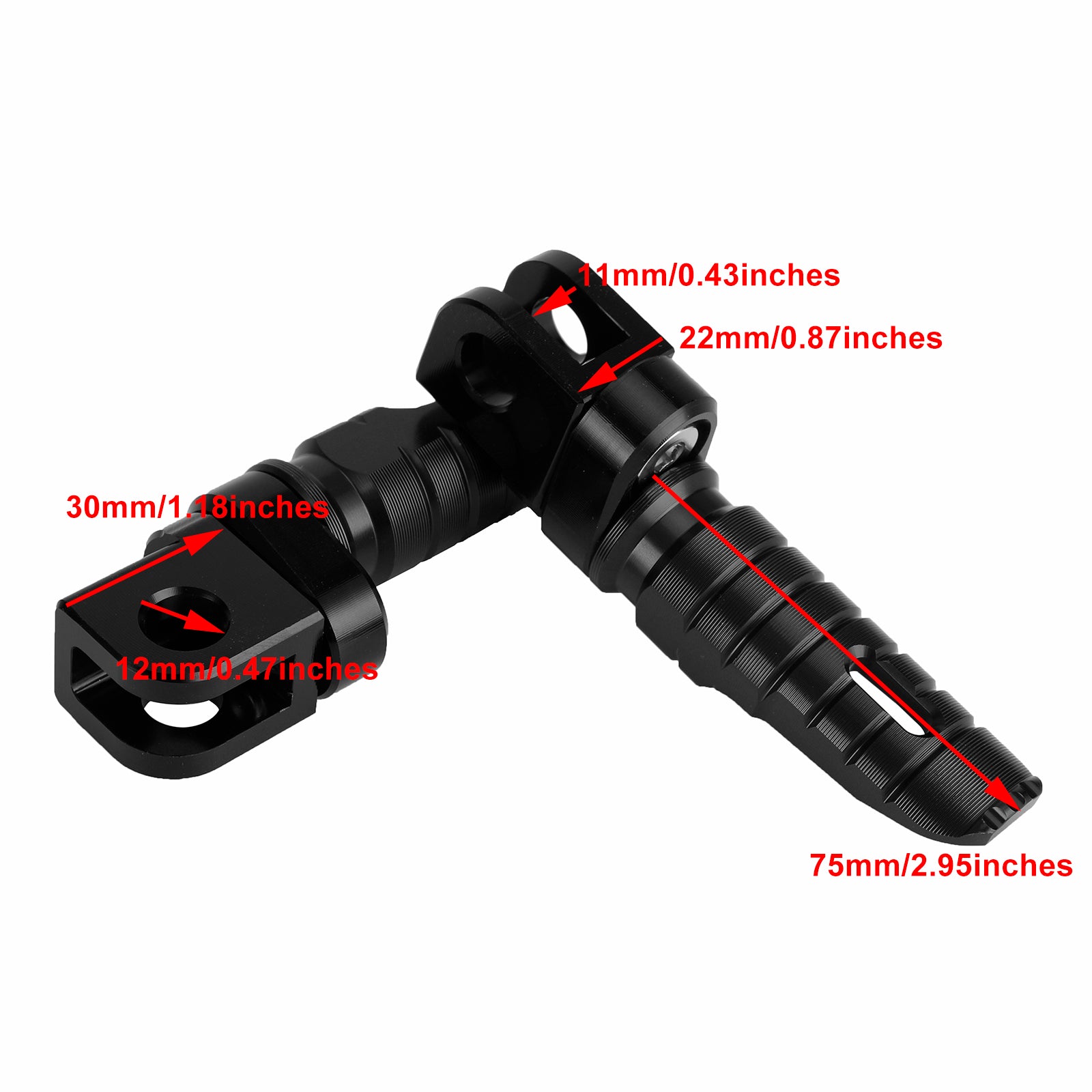 Front Footstests Foot Peg Fit For CFMOTO 250SR 250NK 400NK 650NK 400GT 2019-2022