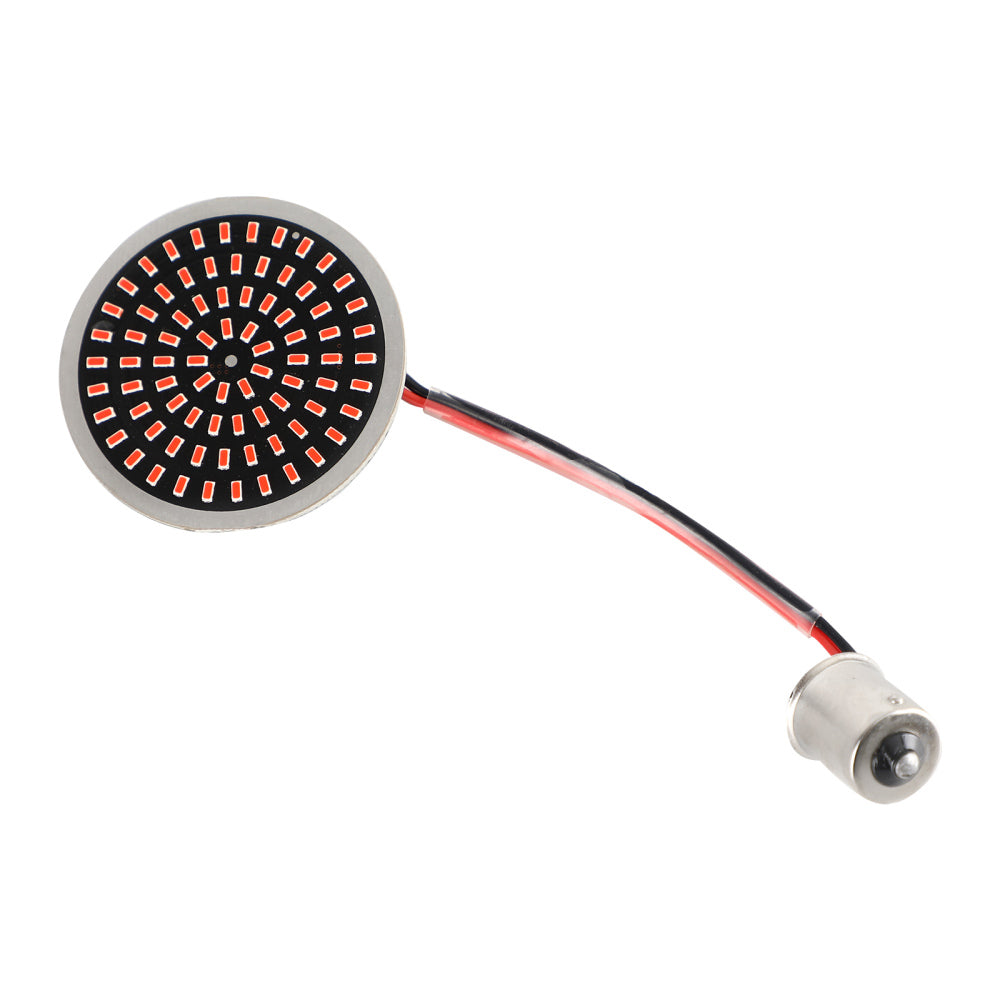 1156 LED Turn Signal Light inserts lampe ajustement pour Softail Touring Dyna Sportster