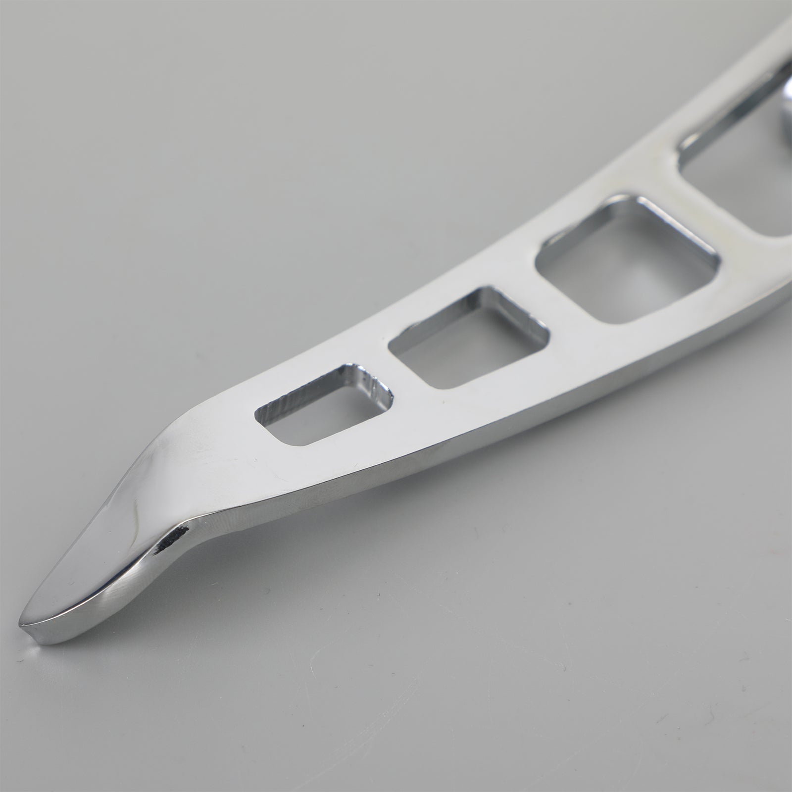 Motorcykel Chrome Stand Kickstand Extension Foot Pedal för Harley Dyna 93-17 Generic