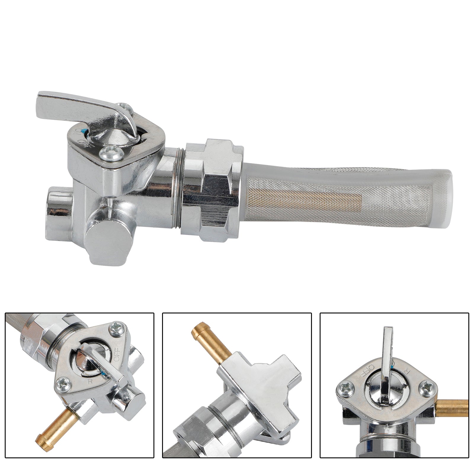 Gas Tank Kraftstoff Hahnventil Petcock Fit für XL883 XL1200 Sportster 1991-1994 Generika