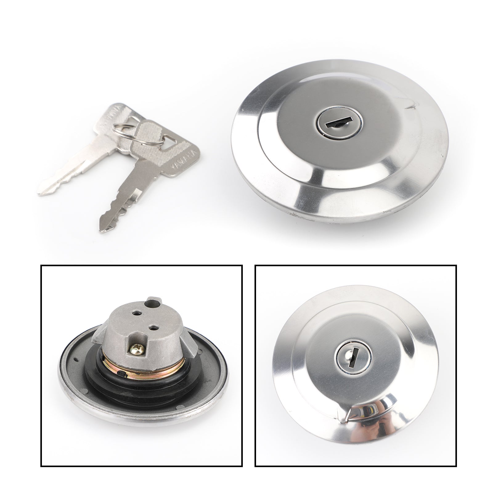 Bränslebottenbehållare för Yamaha YBR125 YBR125ed YBR125SPD YBR250 YS125 05-14 Generisk