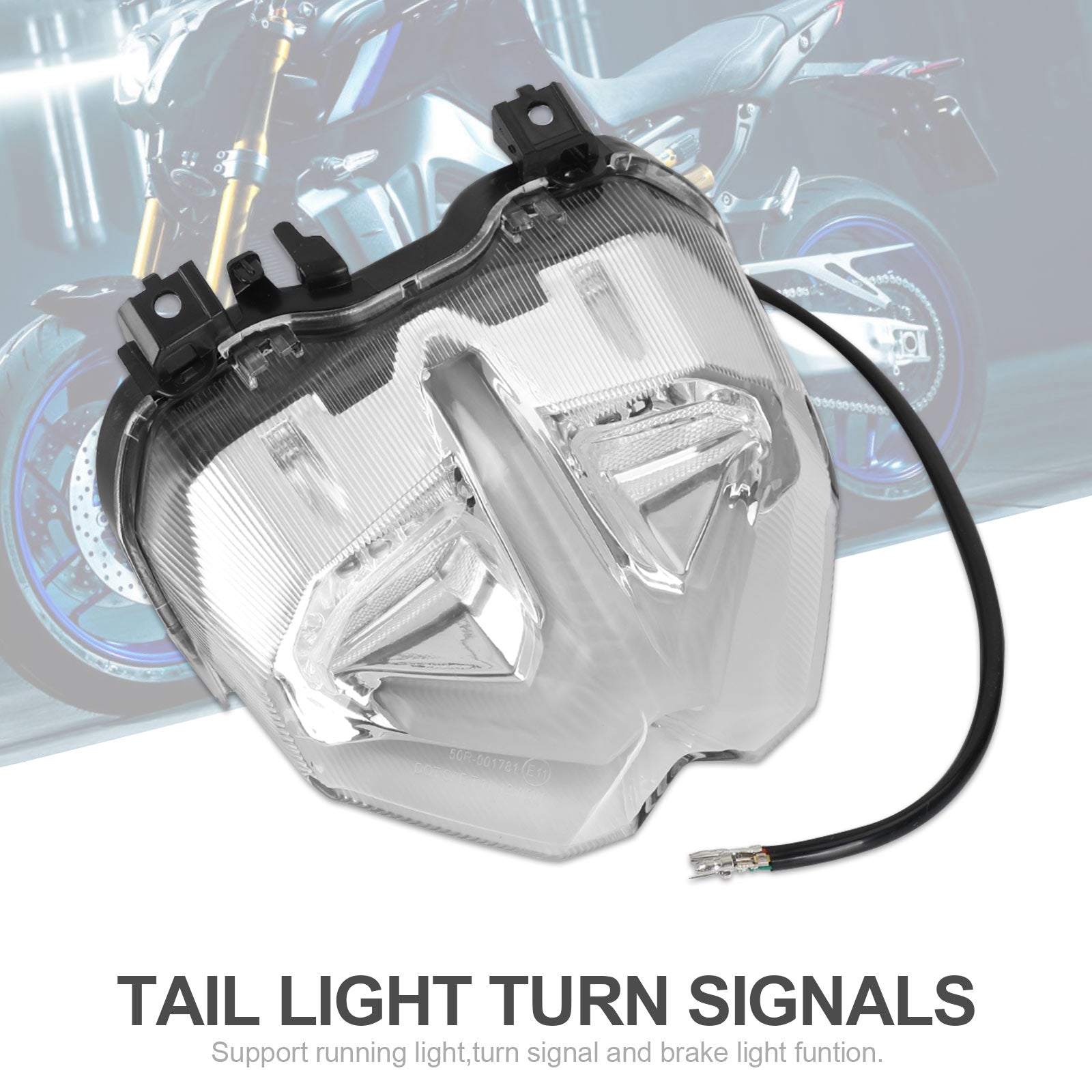 21-23 Yamaha MT-09 MT10 SP-Schwanzbremsen-Lichter integriert