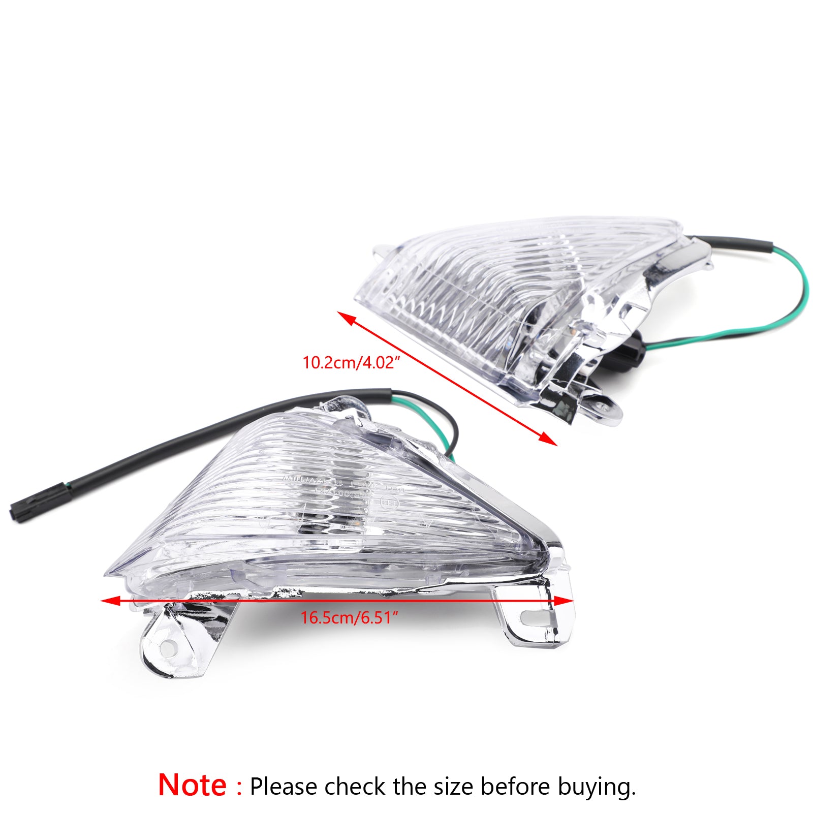 Objektiv předního otočení pro Kawasaki ninja zx6r zx10r zx14r ex650 ER-6N GTR1400