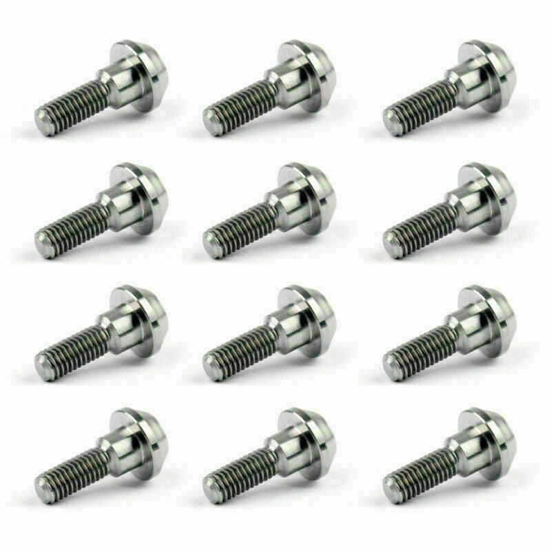 Kit 12 Bulloni Per Rotore Freno A Disco Bici - Acciaio Al Carbonio M5x9mm, Testa T25, Antislittamento, Per Mountain Bike