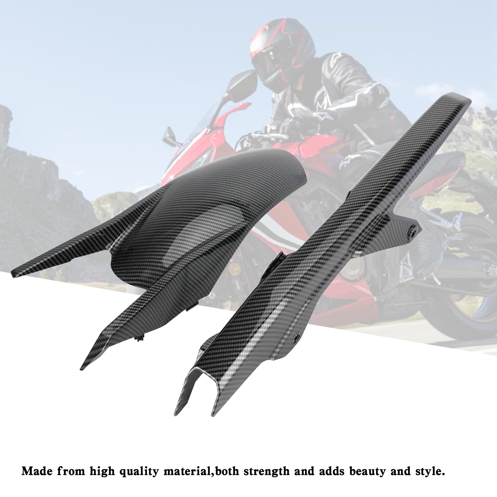 Bagerste Fender Mudguard Fairing Cowl til Honda CBR650R CB650R 2019-2022