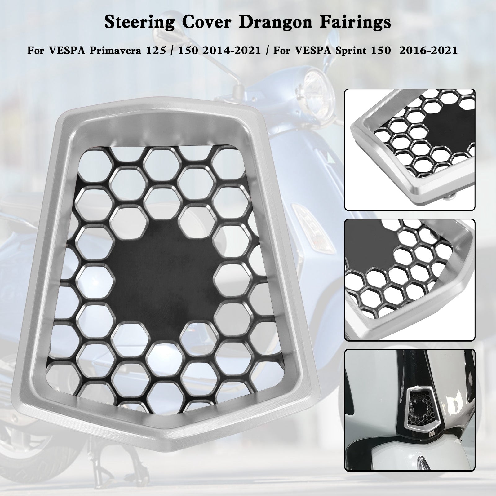 Front Center Horn Cover för Vespa Sprint Primavera 125/150 2014-2021