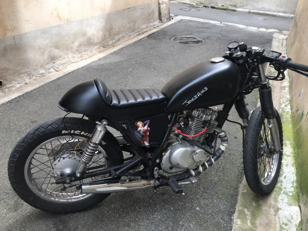 Universal Cafe Racer Seat Retro Seat Pan Base Vintage Cushion Scrambler Saddle Three Color