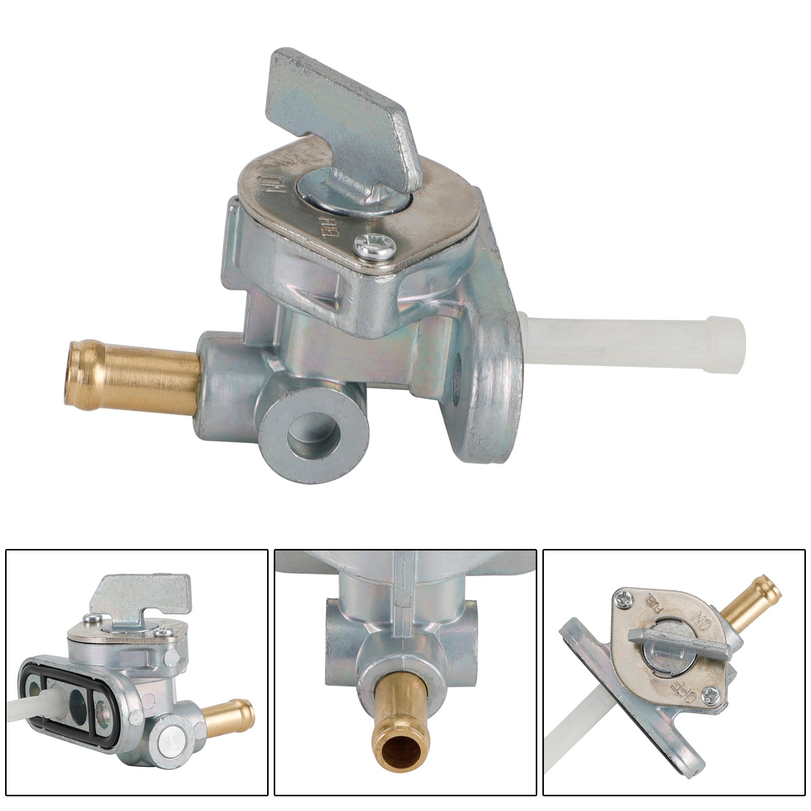 Gas Tank Fuel Cock Valve Petcock Fit til Kawasaki KX65 KX85 KX100 2001-2018 Generisk