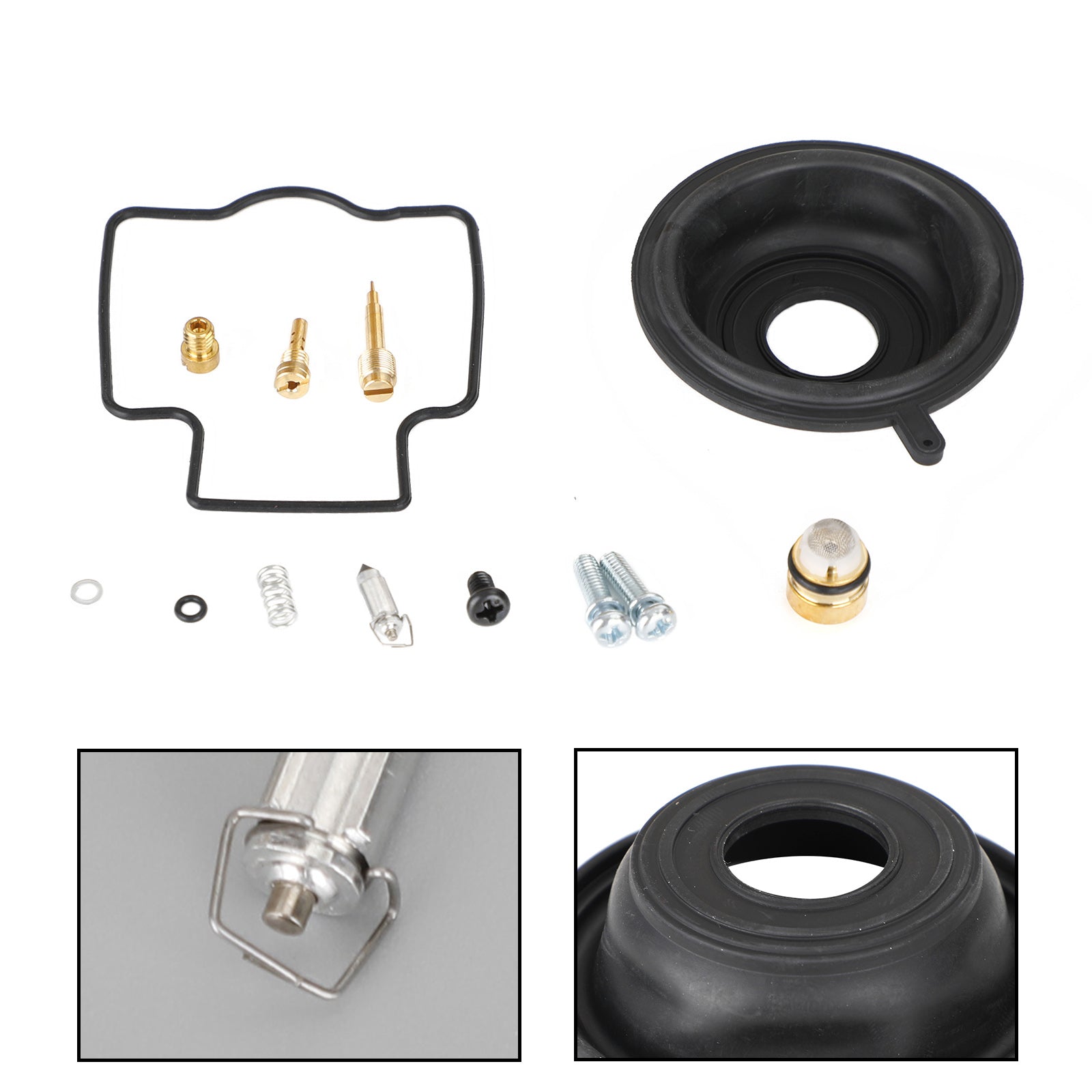 Carburetor Rebuild Kit fit für Kawasaki ZXR250 1991-1995 ZX250 ZXR250R 1989-1991 Generika