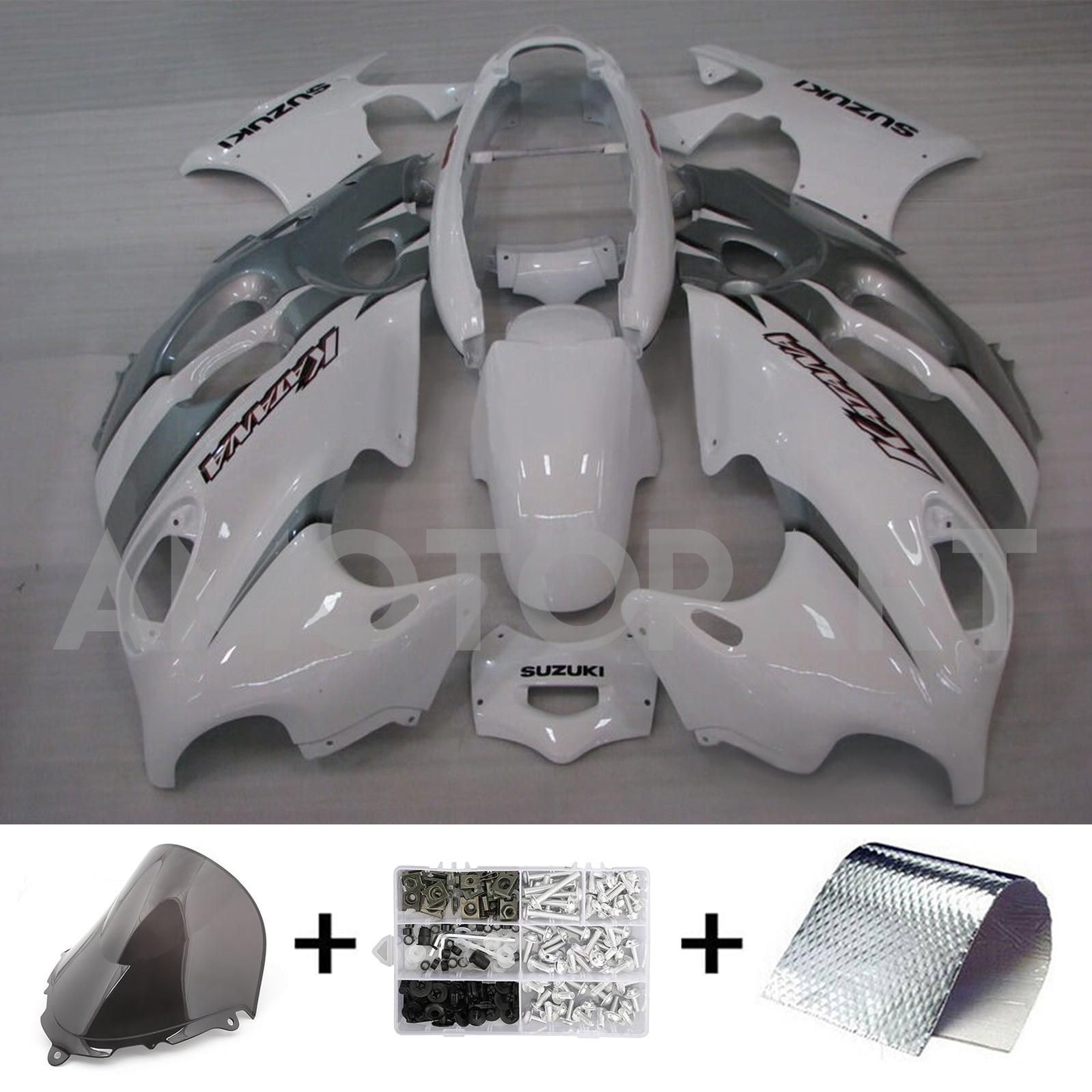 Amotopart Suzuki 2003-2006 Katana GSXF600/750 White Fairing Kit