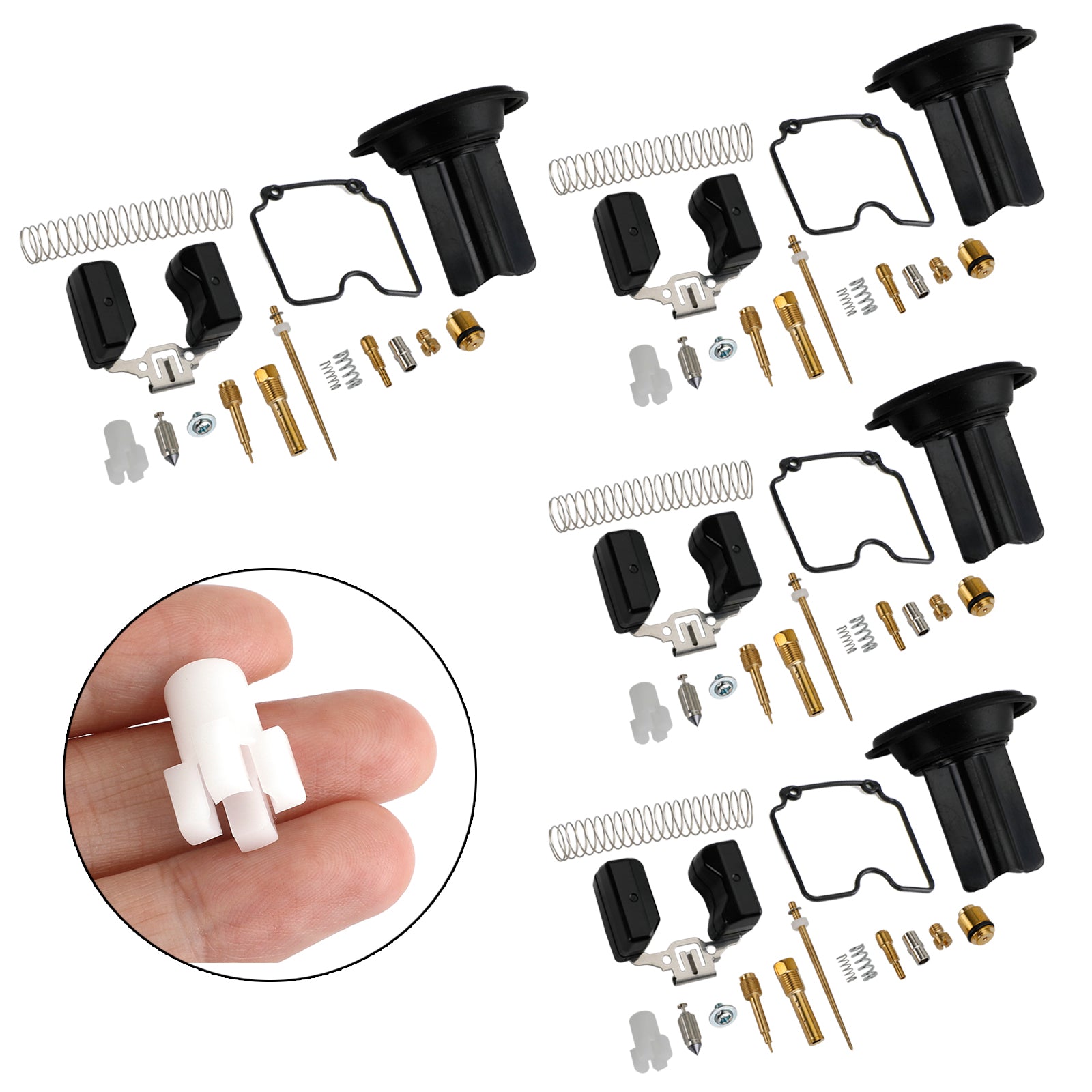 4PCS Karburátor Rebuild Repair Kit Fit pro 250cc ATV ATV250 EN250 GP200 GP250 MV30