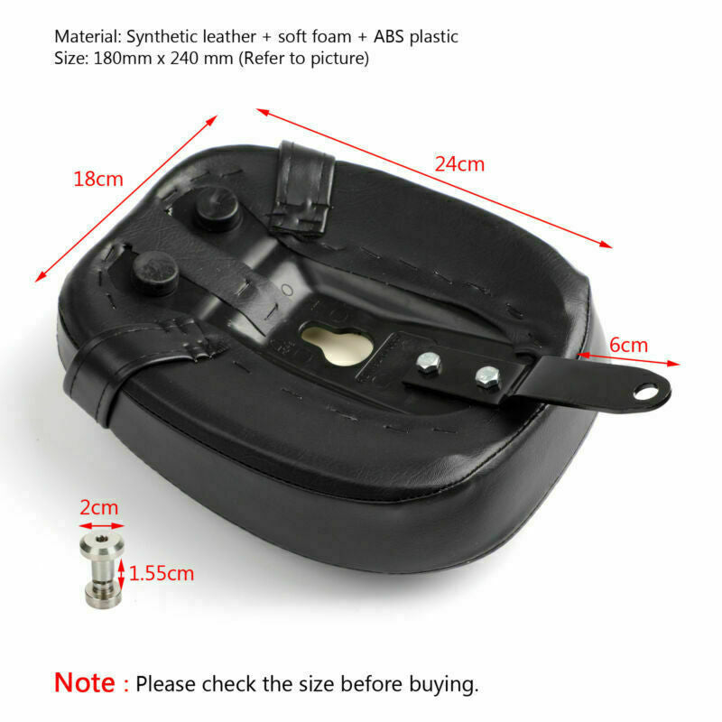 XL1200V PASSENGER USA XL1200X SIÈGE 48 2010-2016 72 F01 CUSHION PILLION ARRIÈRE POUR GÉNÉRIC