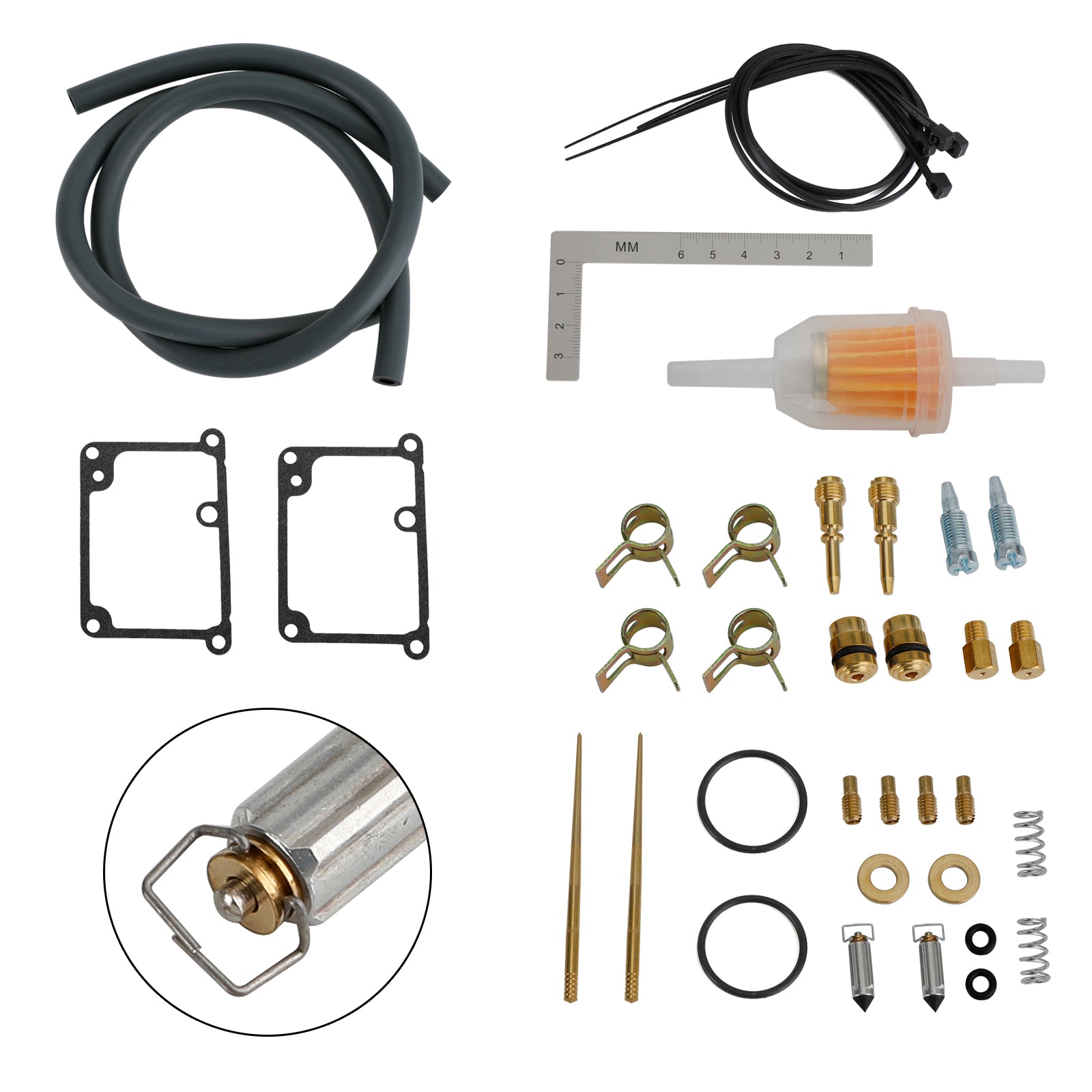 Kit de reparo de reconstrução do carburador FIX para Yamaha Banshee 350 YFZ350 1988-2006