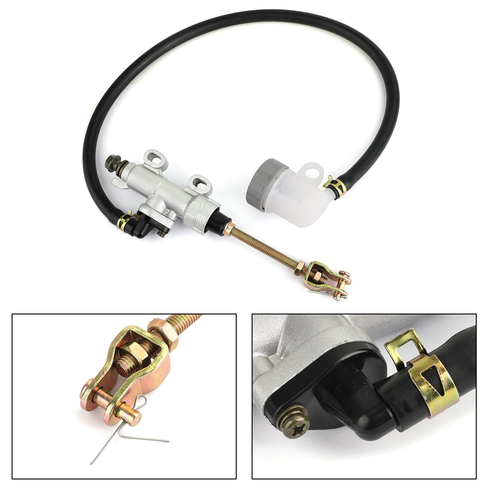 2003-2007 Suzuki LTA500F LTF500F Vinson 500 Rear Brake Master Cylinder Silver