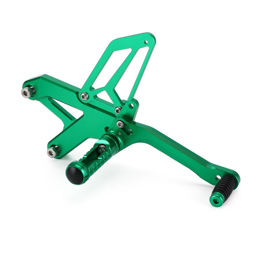 CNC-Aluminium-Fußrastenanlage, Fußrasten, passend für Kawasaki Ninja ZX 25R ZX-25R 2020–2021. Generischer FedEx Express-Versand