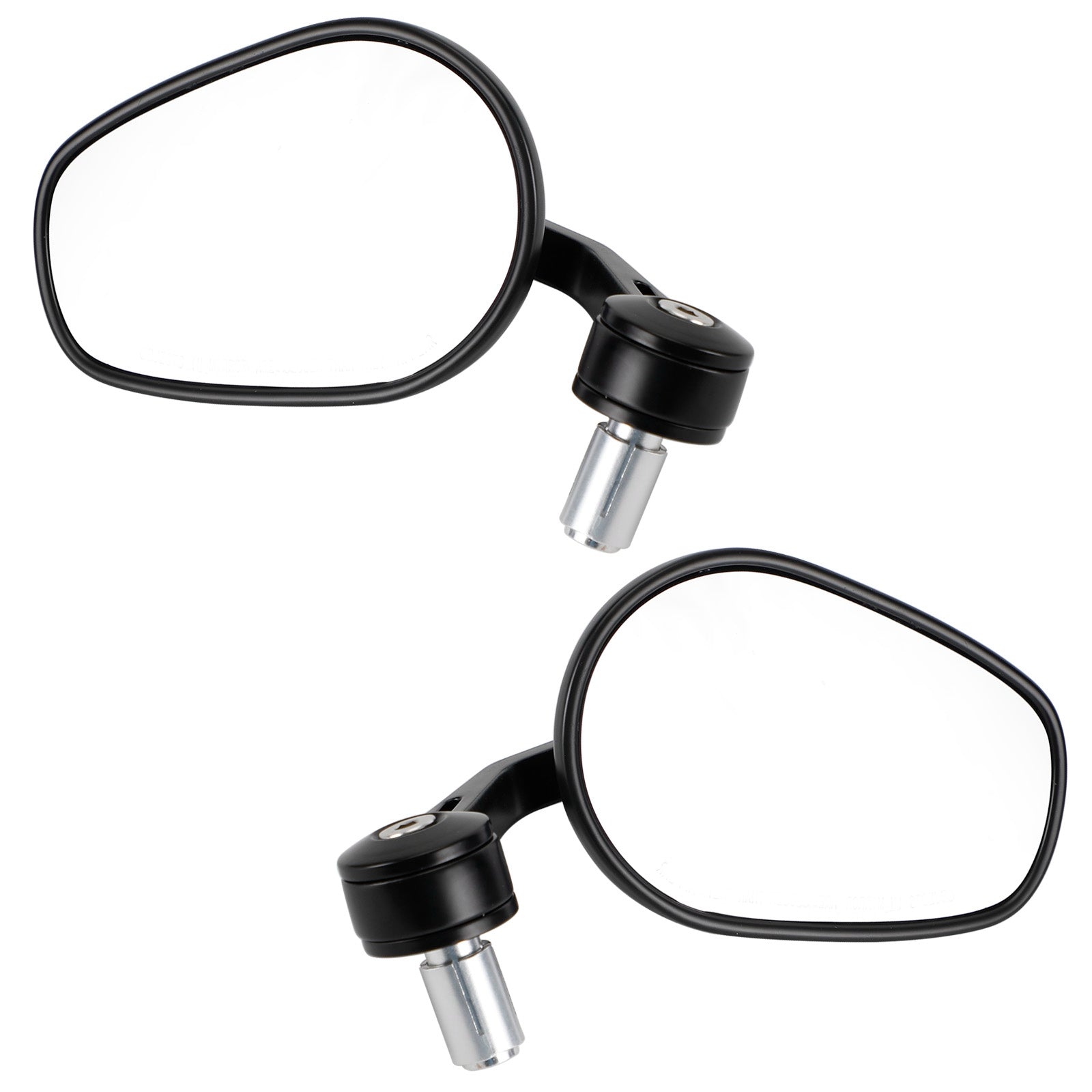 Paar 7/8" CNC-gefräste Lenkerendenspiegel aus Aluminium für Street Triple 675 765 Speed Triple
