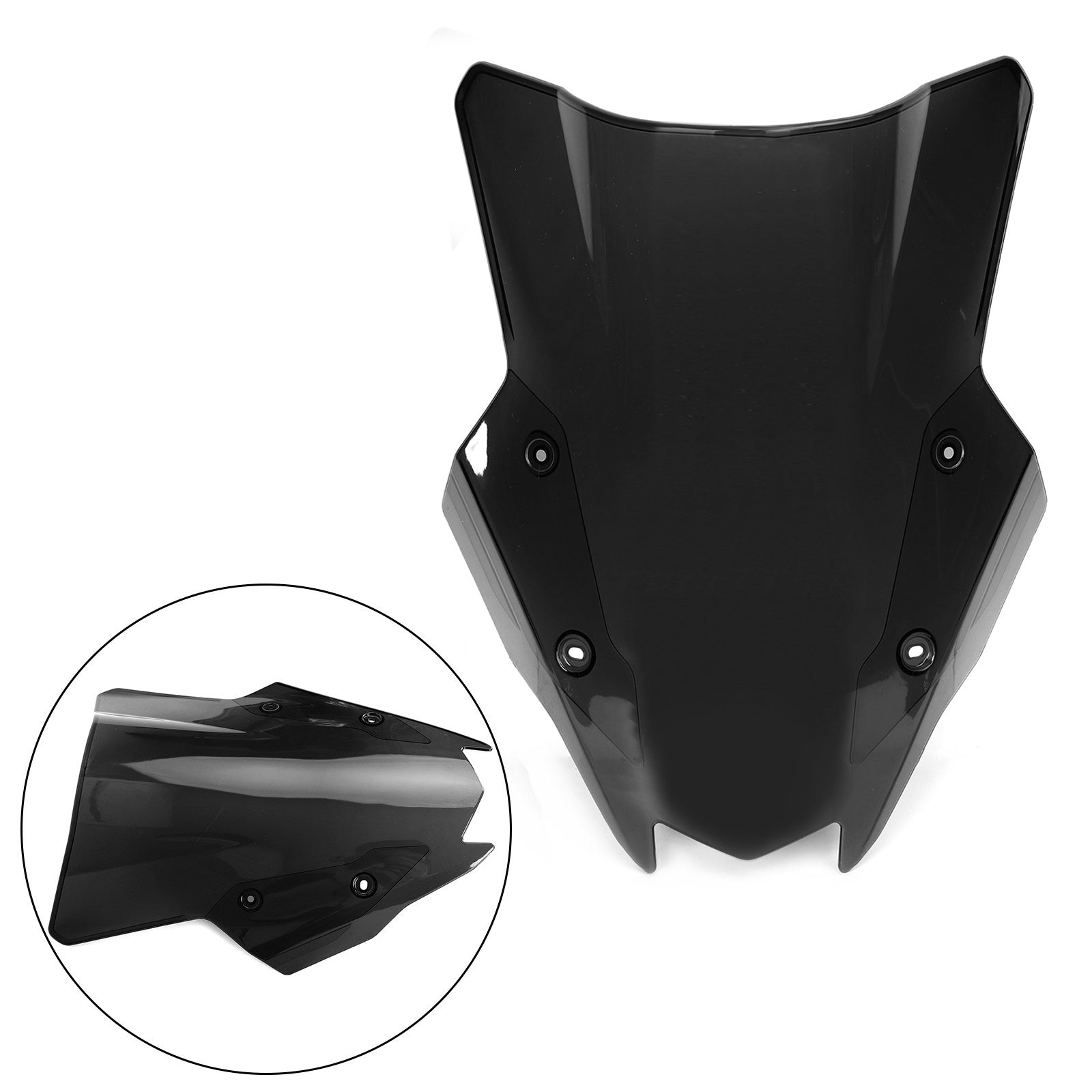 20-23 KAWASAKI Z1000SX Parabrisas Parabrisas Protector de viento Negro