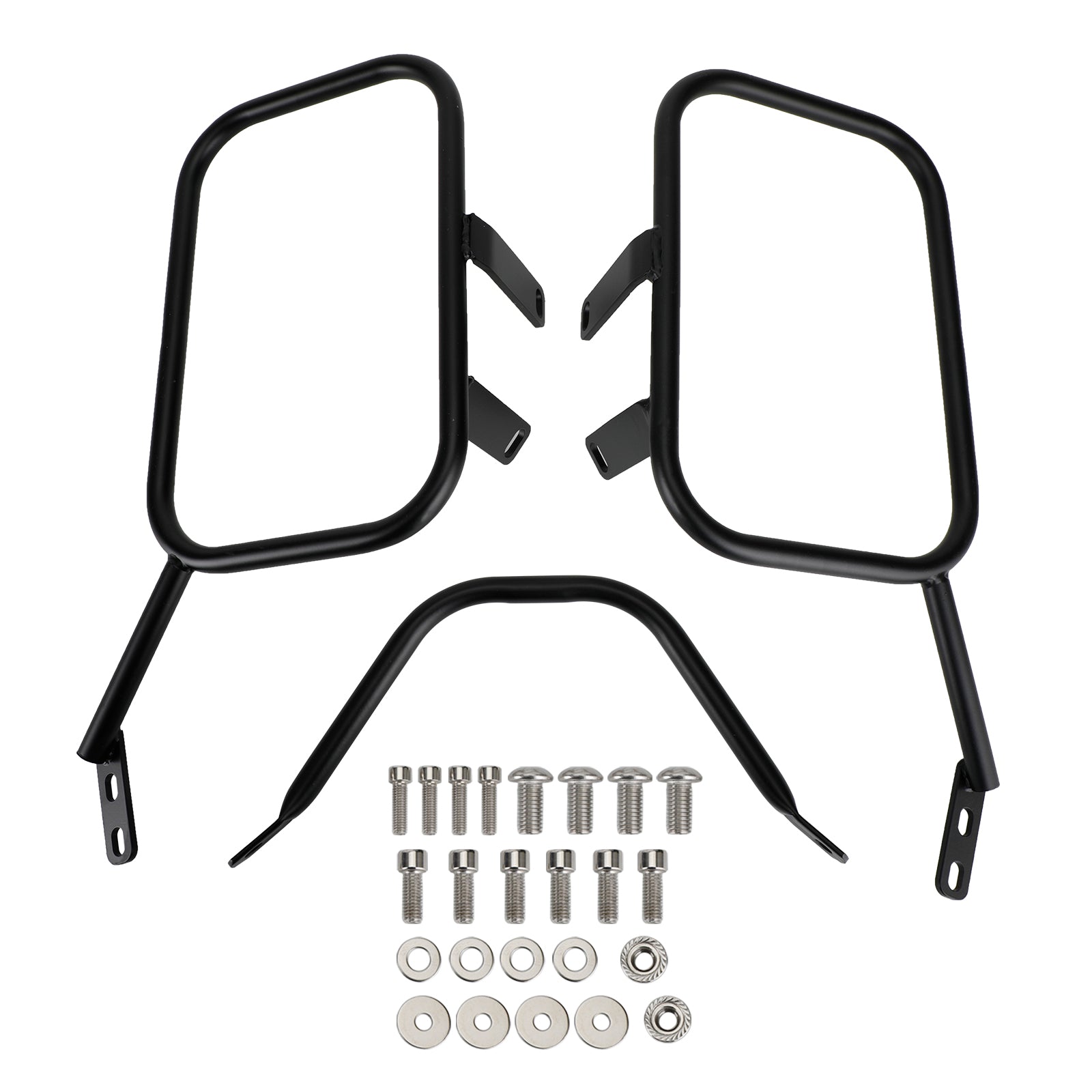 Black Saddlebag Support Montering Bracket for Ducati Scrambler 400 800 16-22