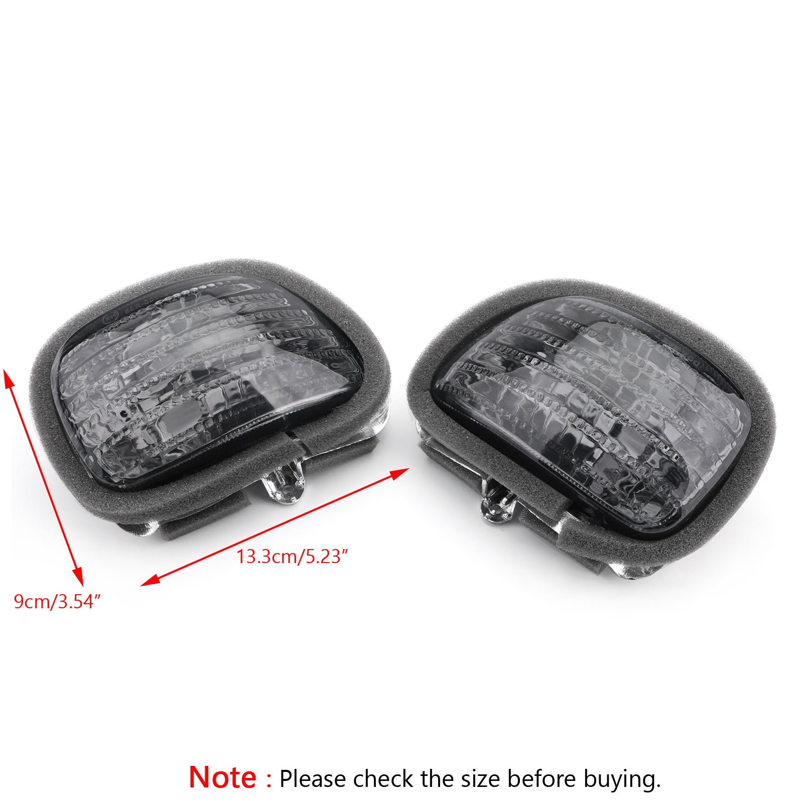 Front Turn Signals Lens For Honda GL1800 Goldwing 2001-2017 Smoke